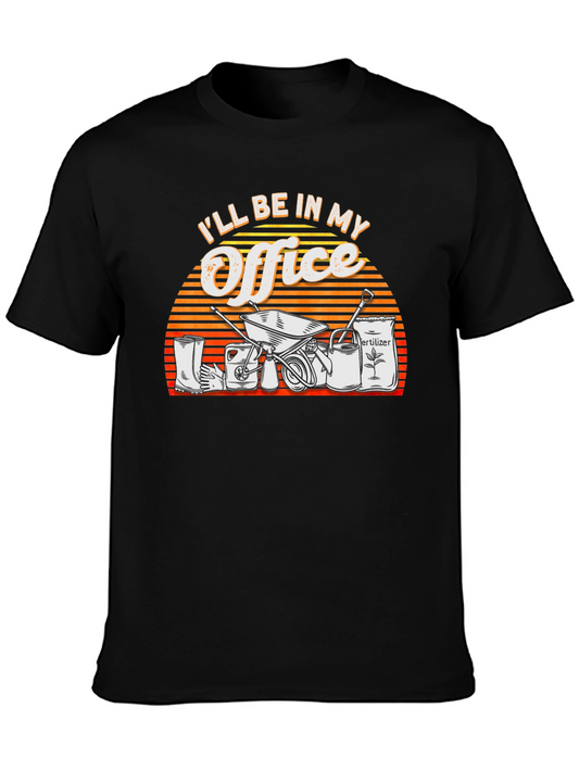 Gardeners Office T-Shirt - Black Cotton Tee