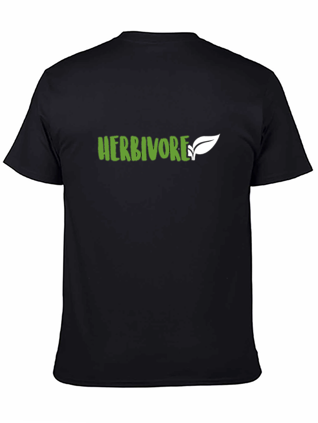 Herbivore T-Shirt - Vegan Friendly Black Tee