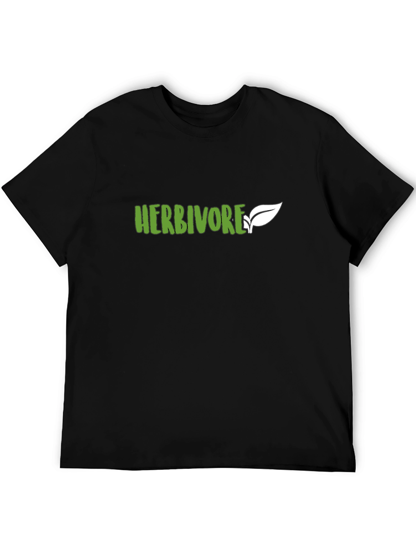 Herbivore T-Shirt - Vegan Friendly Black Tee