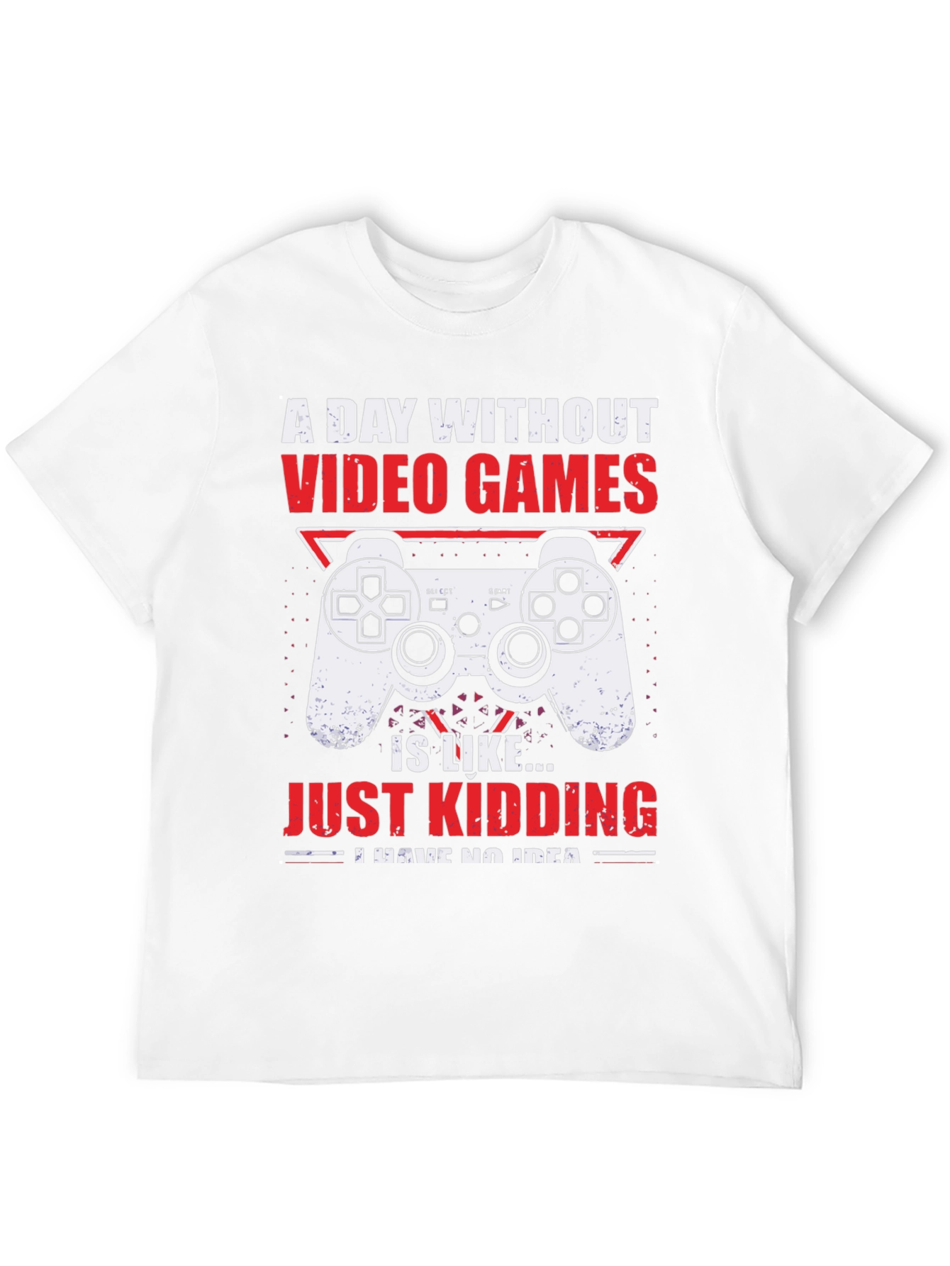 Gamer Graphic T-Shirt - A Day Without Video Games