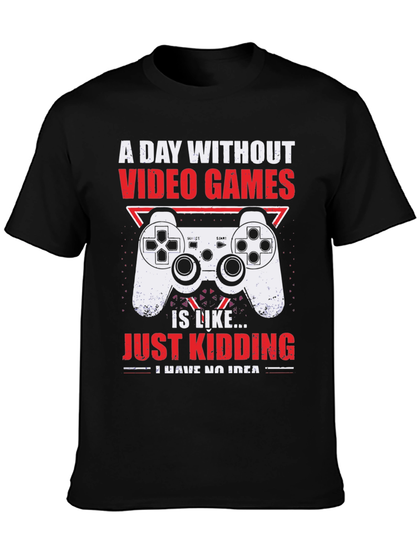 Gamer Graphic T-Shirt - A Day Without Video Games