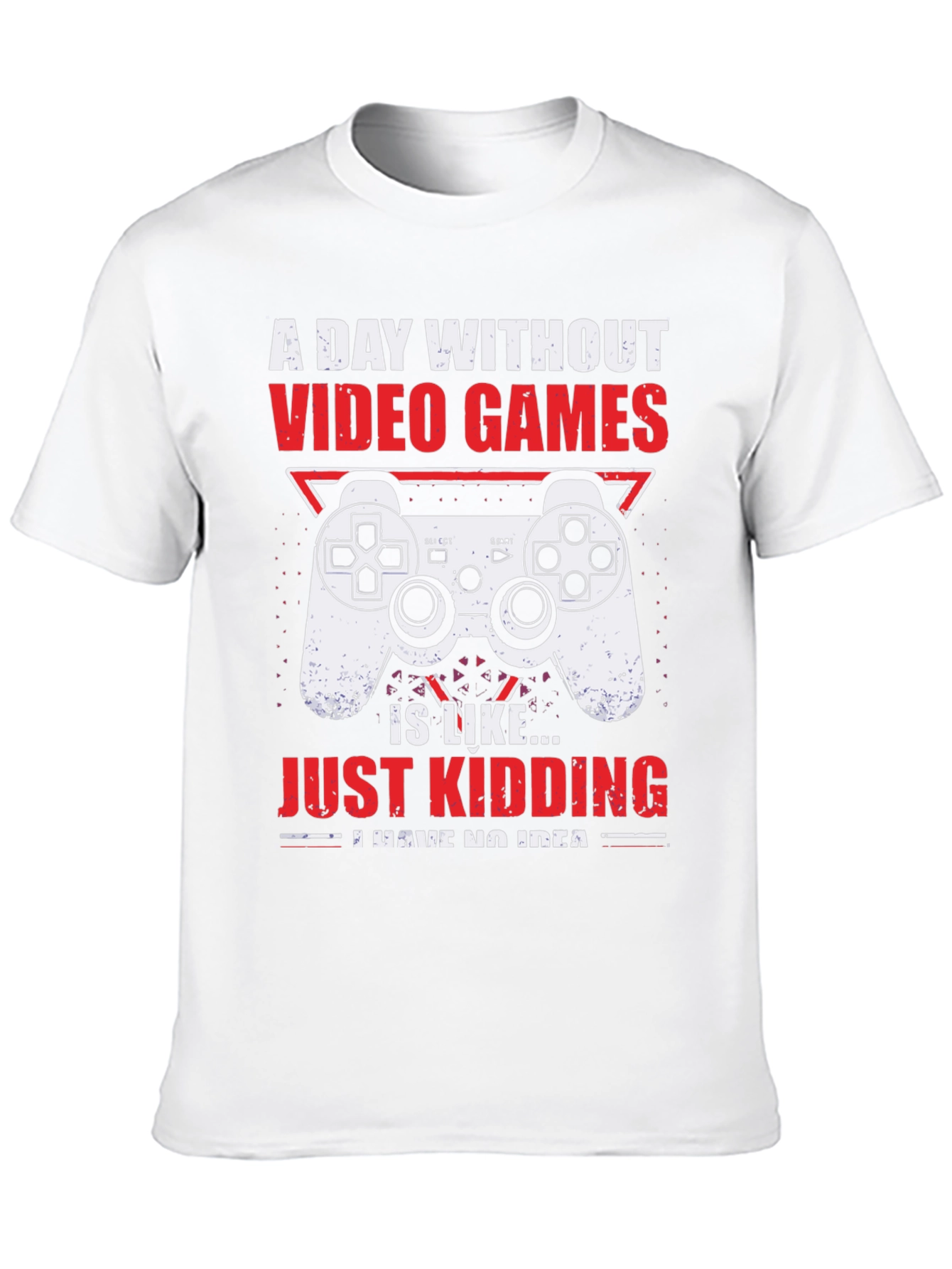 Gamer Graphic T-Shirt - A Day Without Video Games