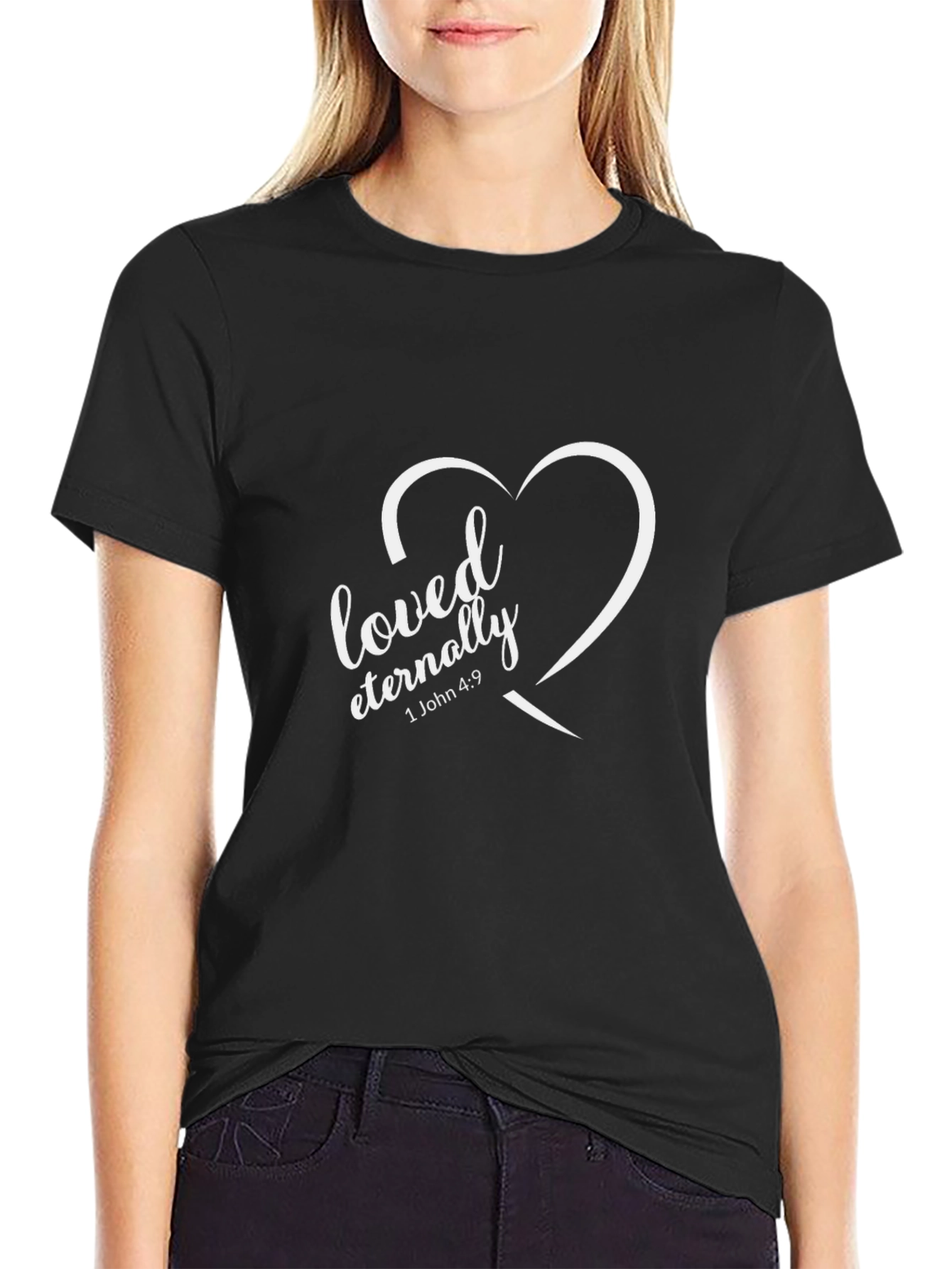 Loved Eternally Graphic Tee - Christian Apparel