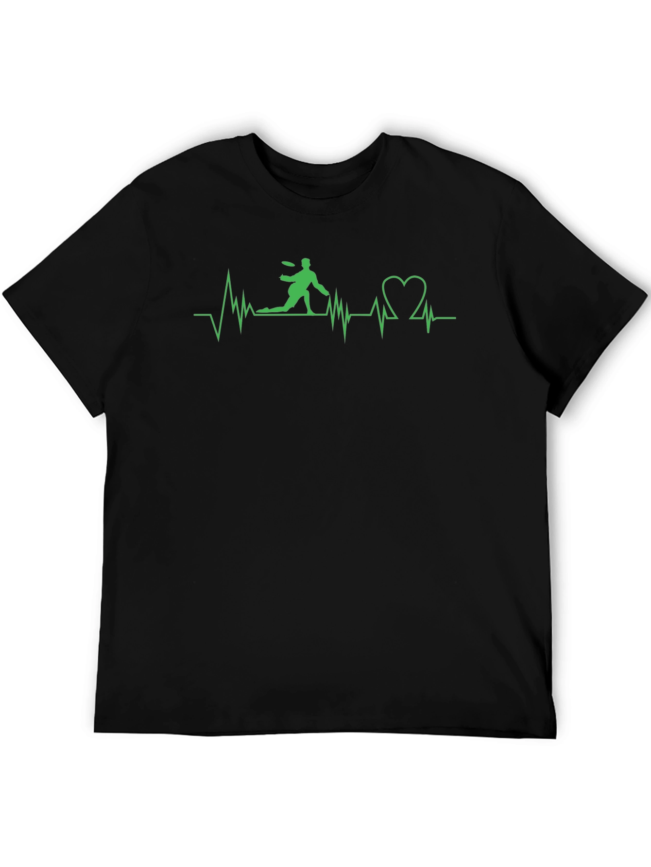 Frisbee Heartbeat T-Shirt - Love Ultimate Disc