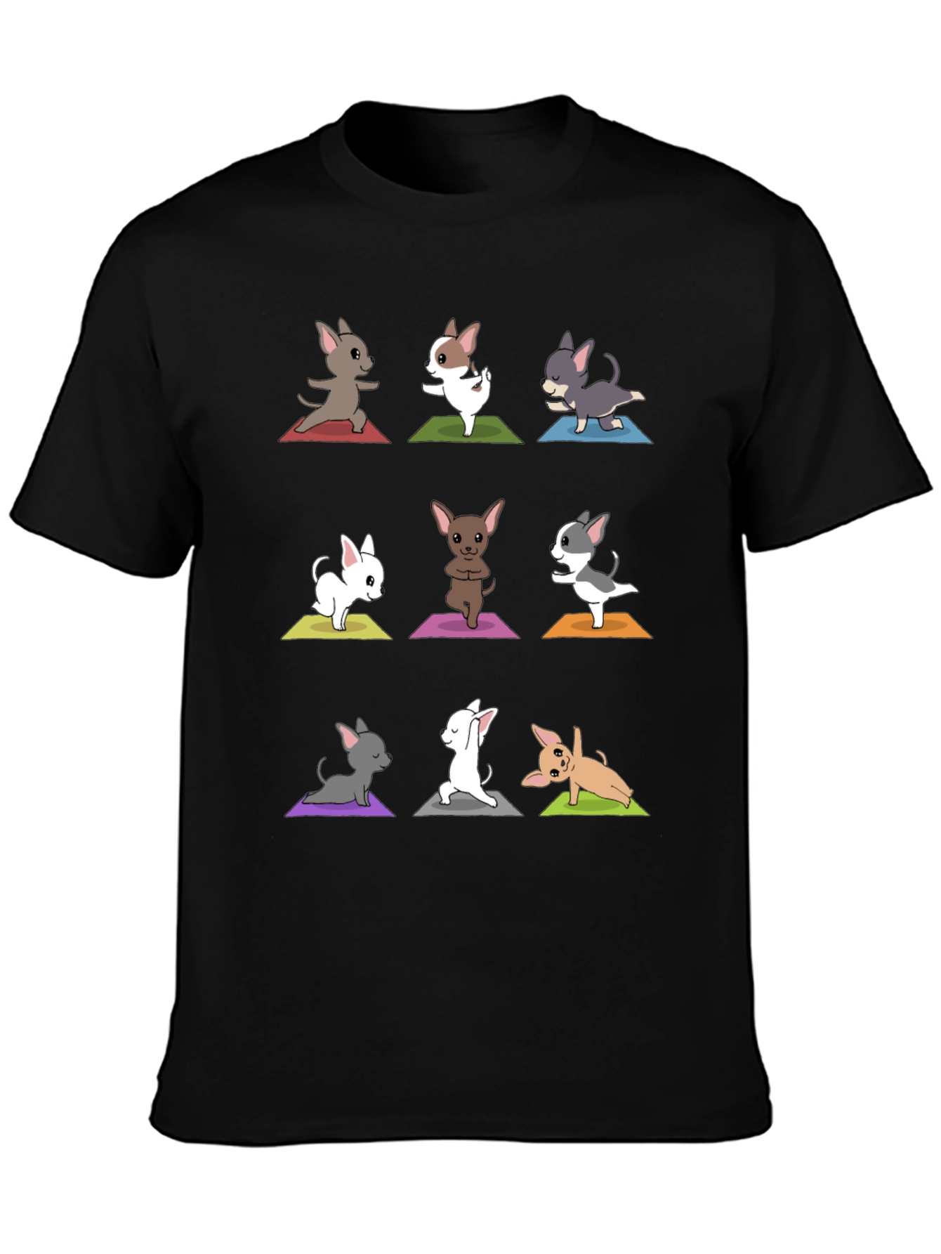 Funny Chihuahua Yoga T-Shirt – Cute Dog Lover Graphic Tee Gift