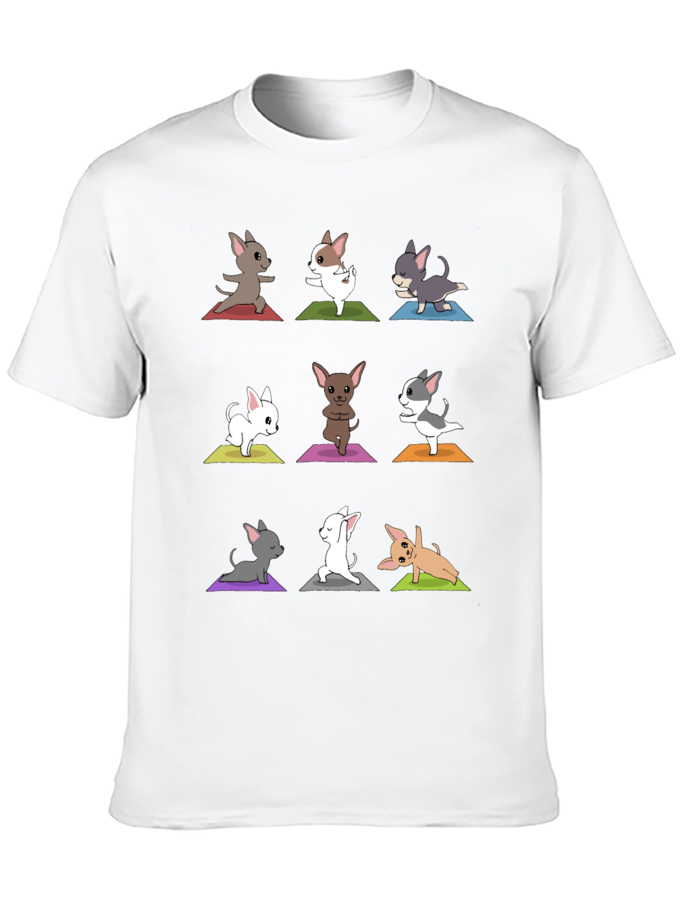 Funny Chihuahua Yoga T-Shirt – Cute Dog Lover Graphic Tee Gift