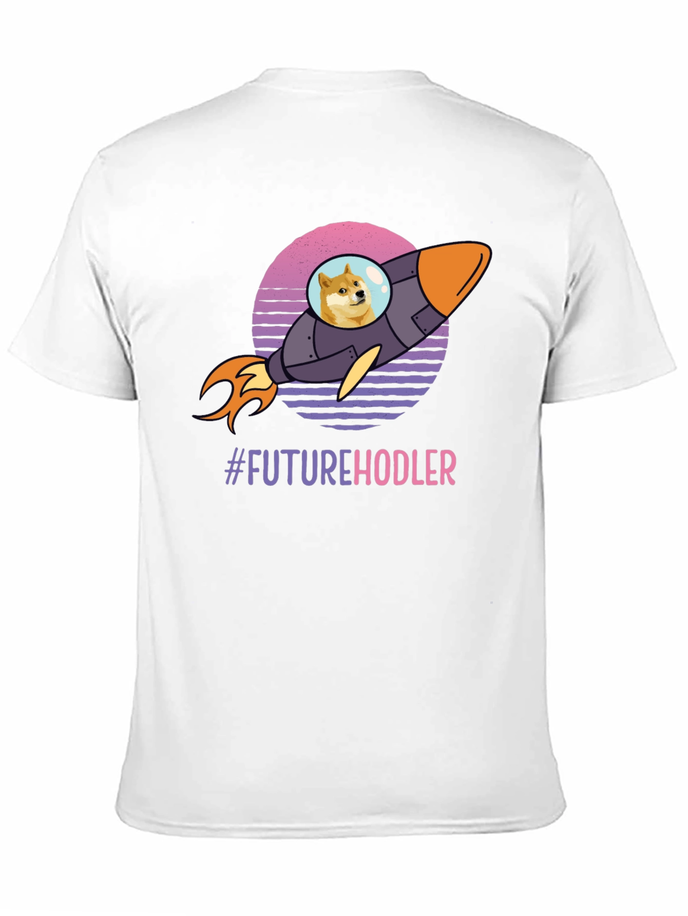 Future Hodler Doge Rocket T-Shirt