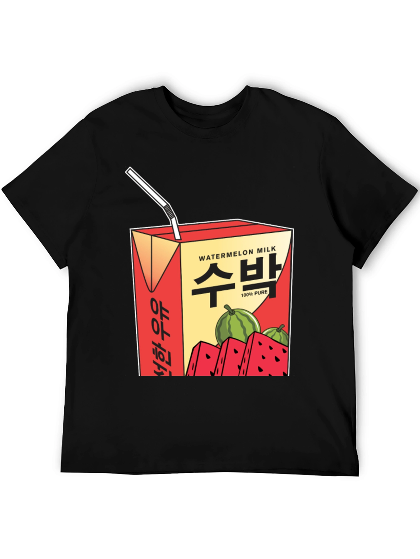 Watermelon Milk T-Shirt - Korean Inspired Graphic Tee