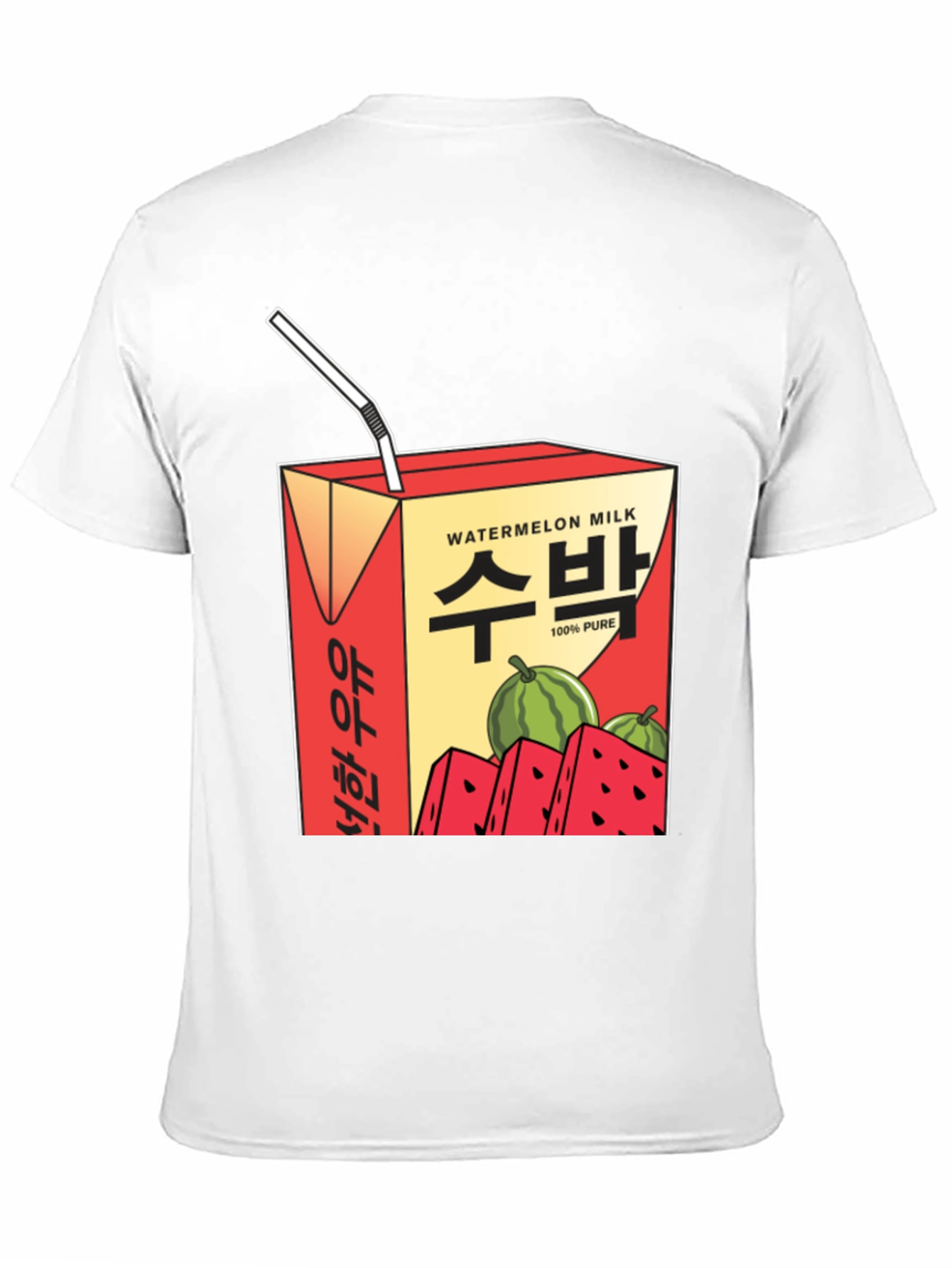 Watermelon Milk T-Shirt - Korean Inspired Graphic Tee