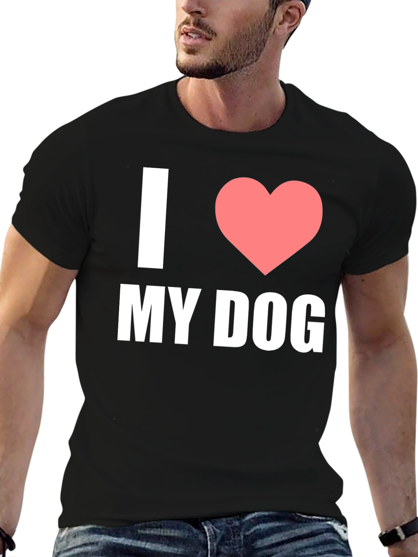 I Love My Dog T-Shirt – Cute Dog Lover Graphic Tee Gift
