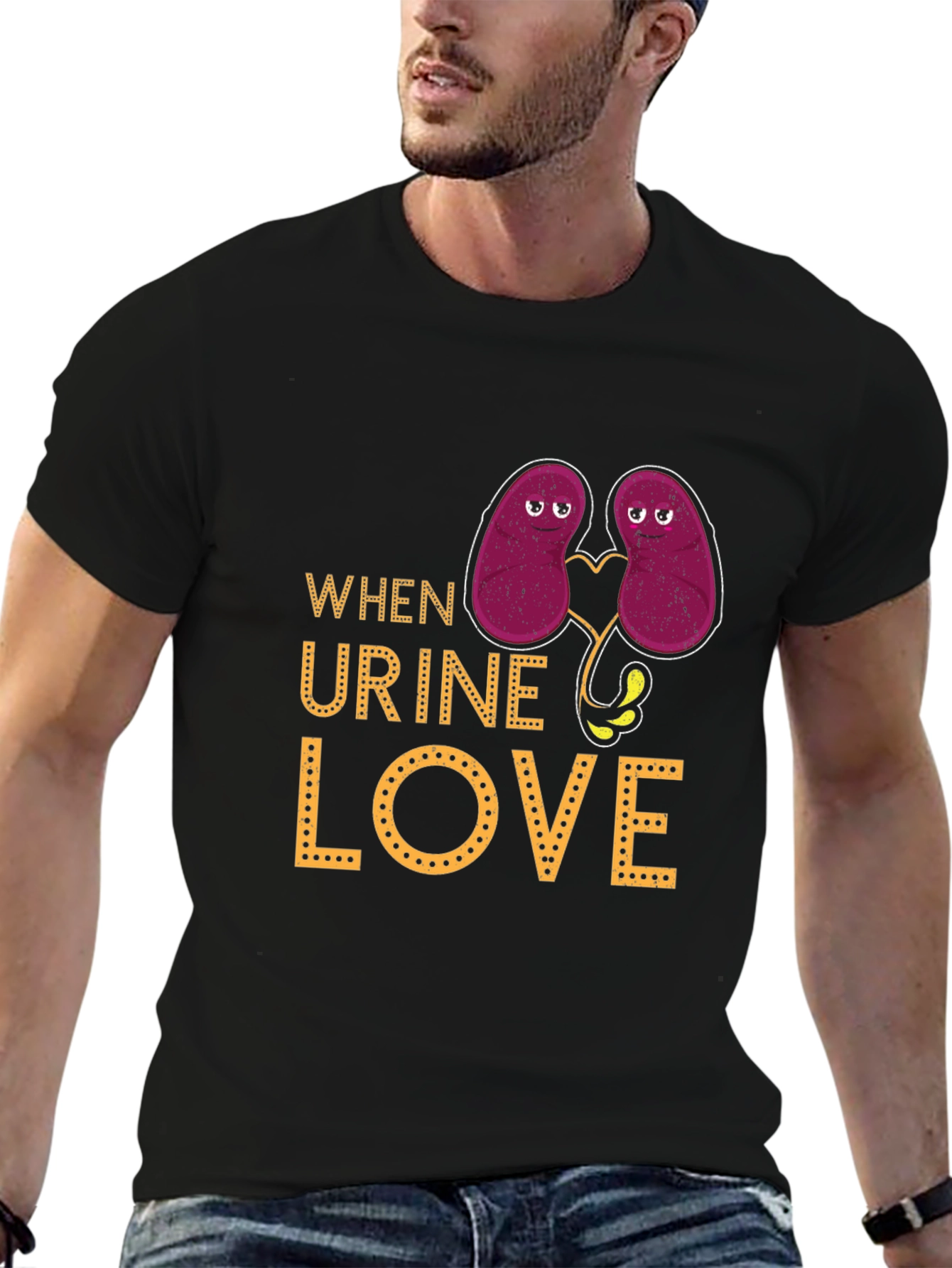 Funny Anatomy Pun T-Shirt - When Urine Love