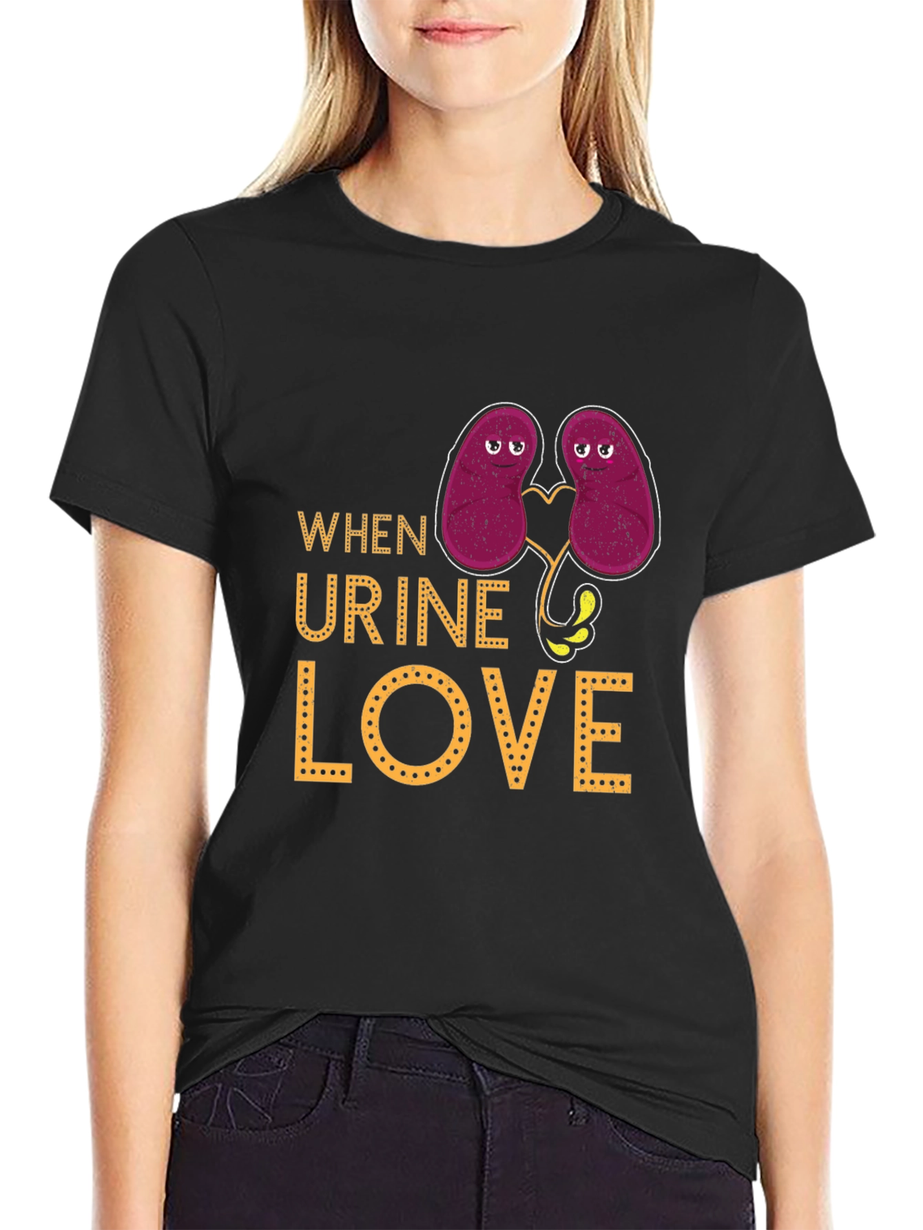 Funny Anatomy Pun T-Shirt - When Urine Love