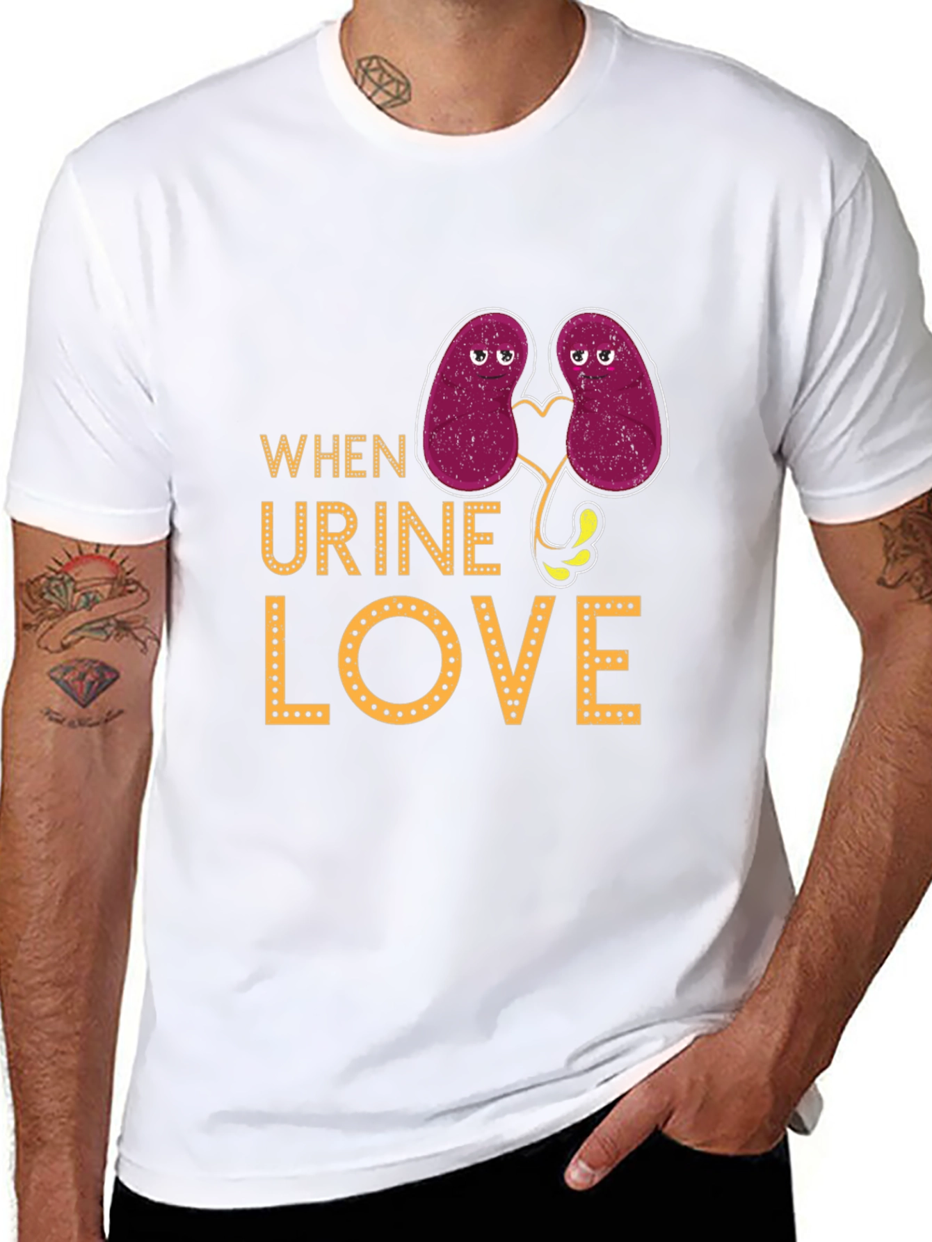Funny Anatomy Pun T-Shirt - When Urine Love
