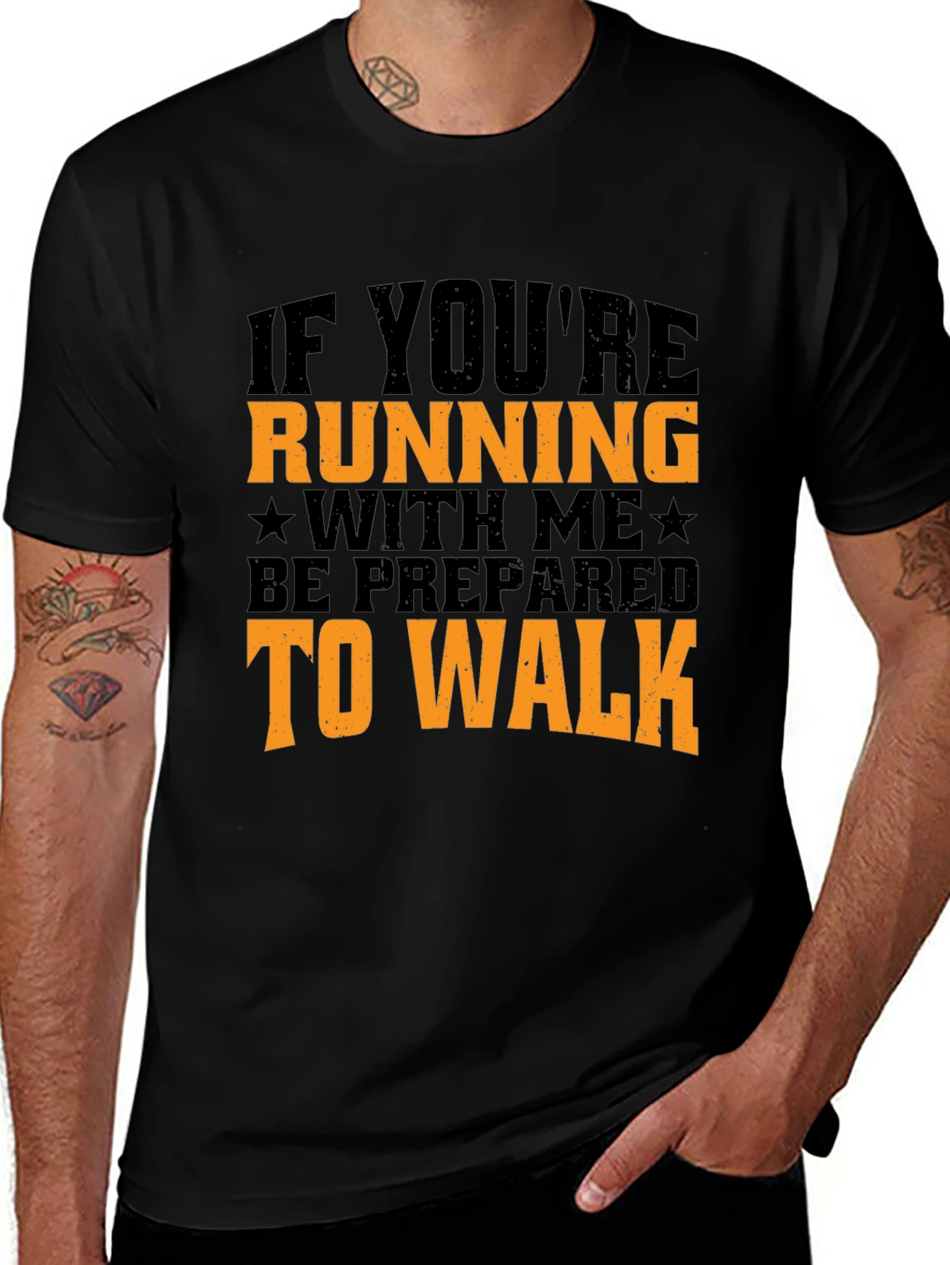 Funny Running T-Shirt - Be Prepared to Walk