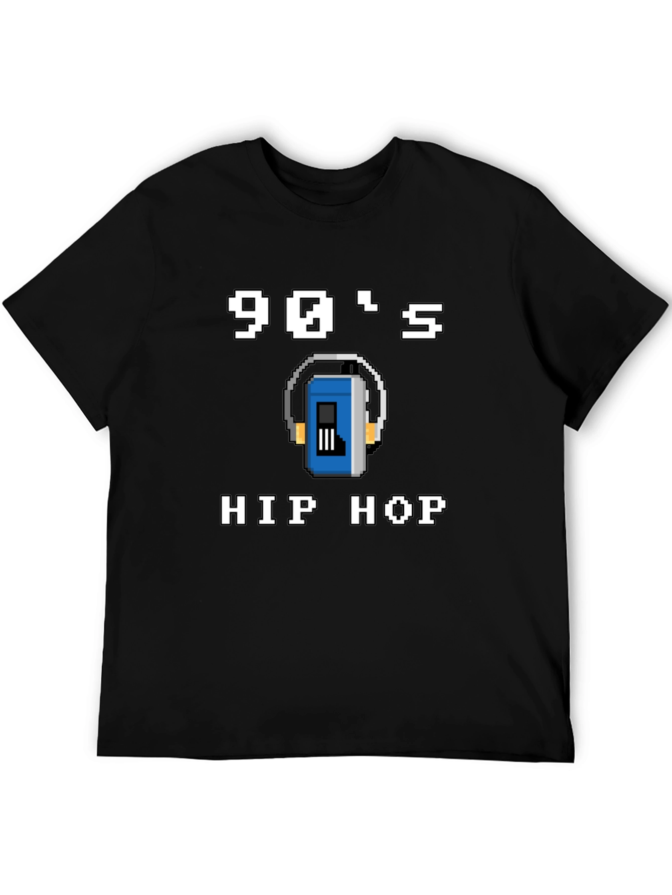 90s Hip Hop Graphic Tee - Pixel Art Style
