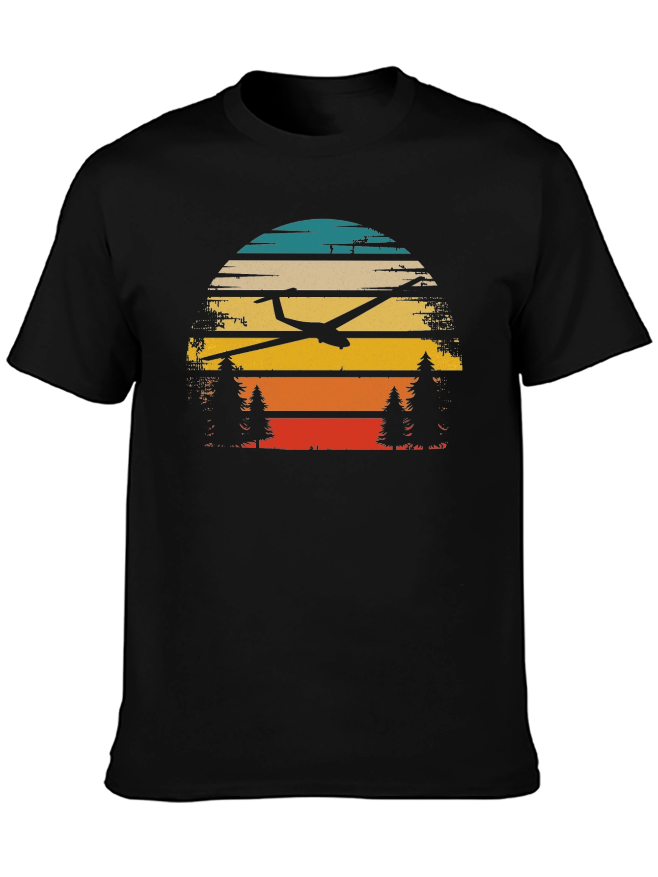 Glider Sunset Graphic T-Shirt