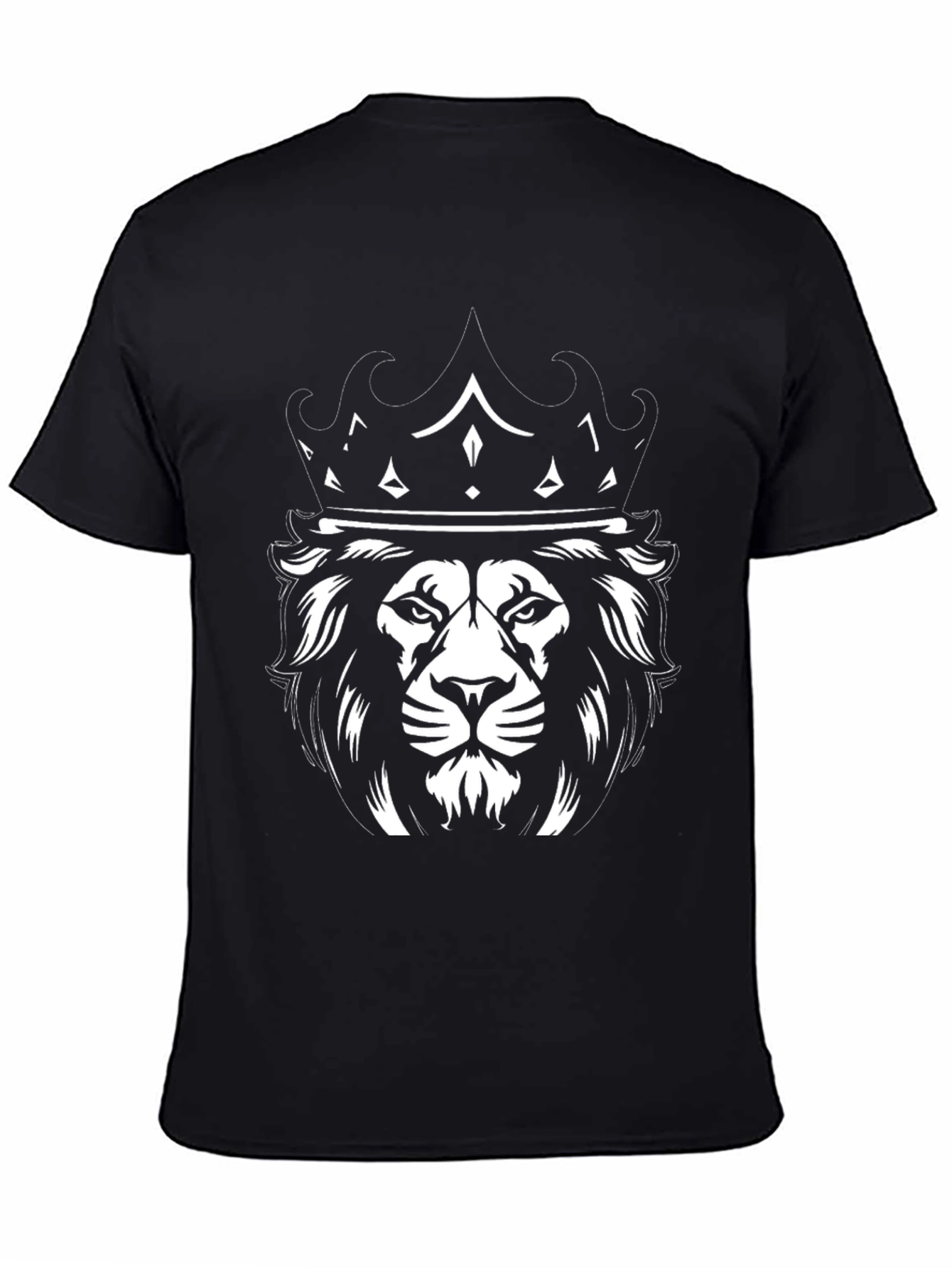 Lion King Graphic Tee - Black Cotton T-Shirt