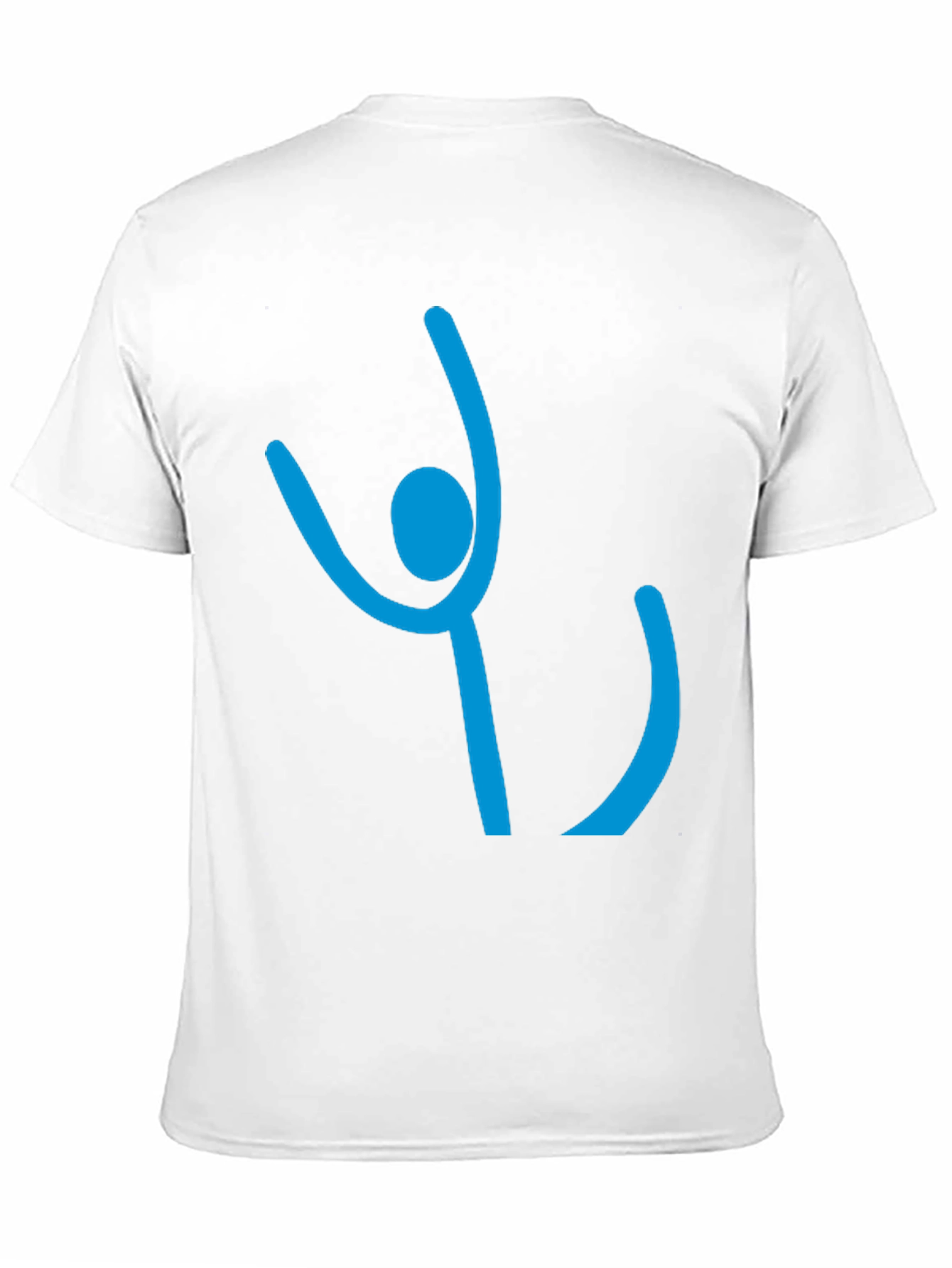 Abstract Gymnast Black T-Shirt