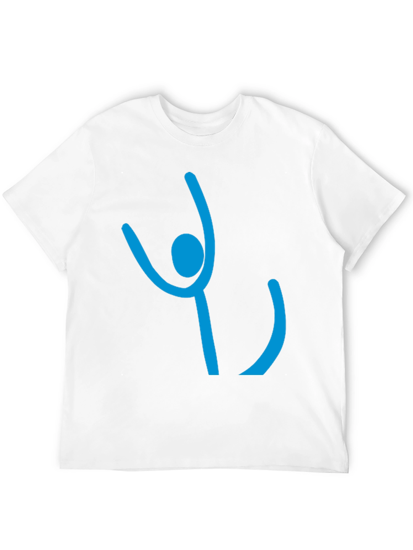 Abstract Gymnast Black T-Shirt