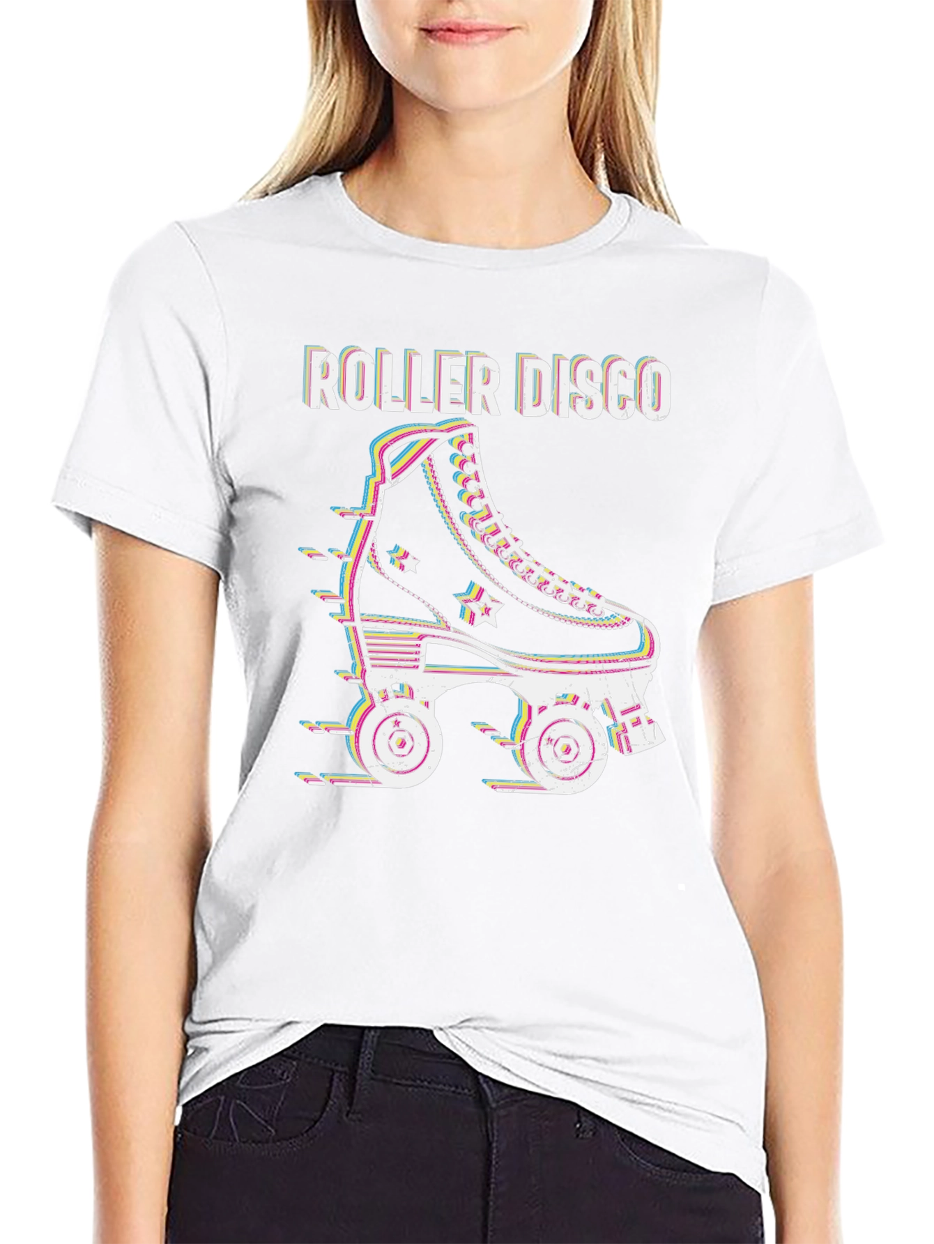 Retro Roller Disco Graphic Tee