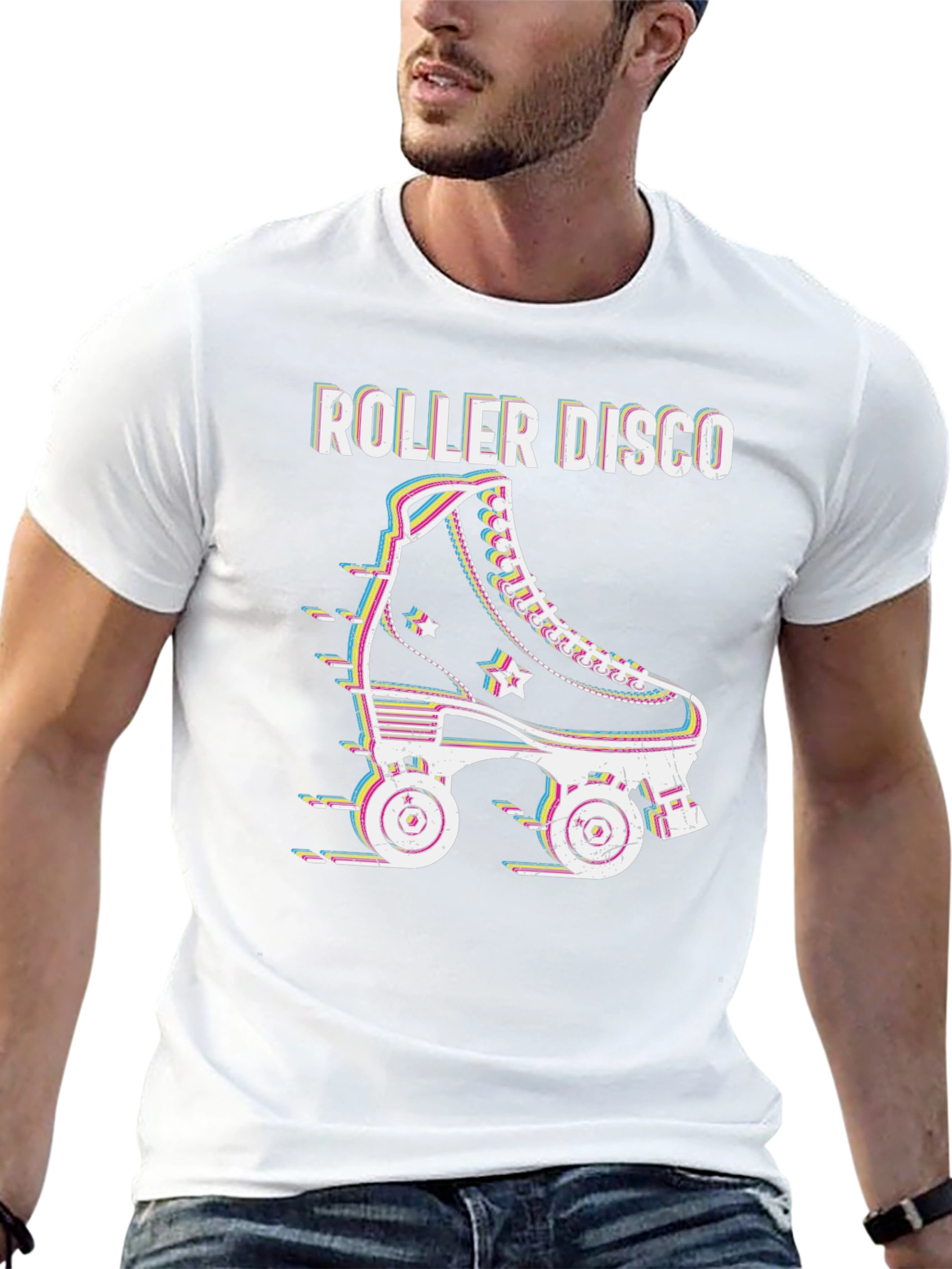 Retro Roller Disco Graphic Tee