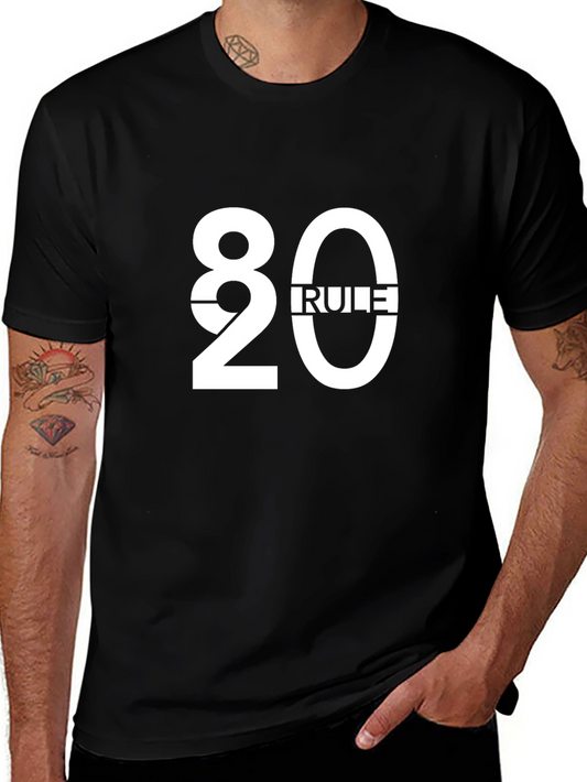 80s Rule Graphic Tee - Retro Style