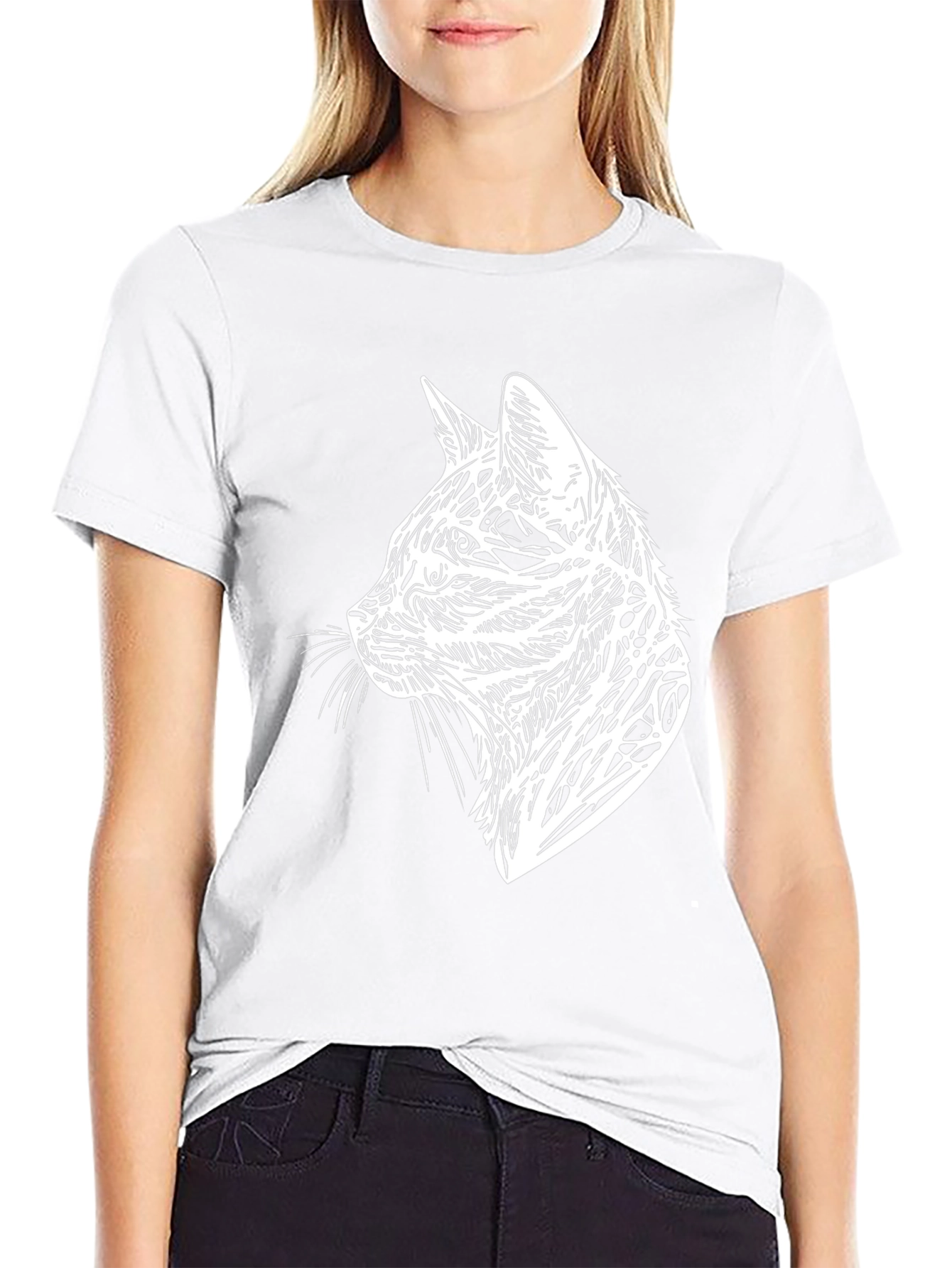 Cat Graphic T-Shirt - Cool Style