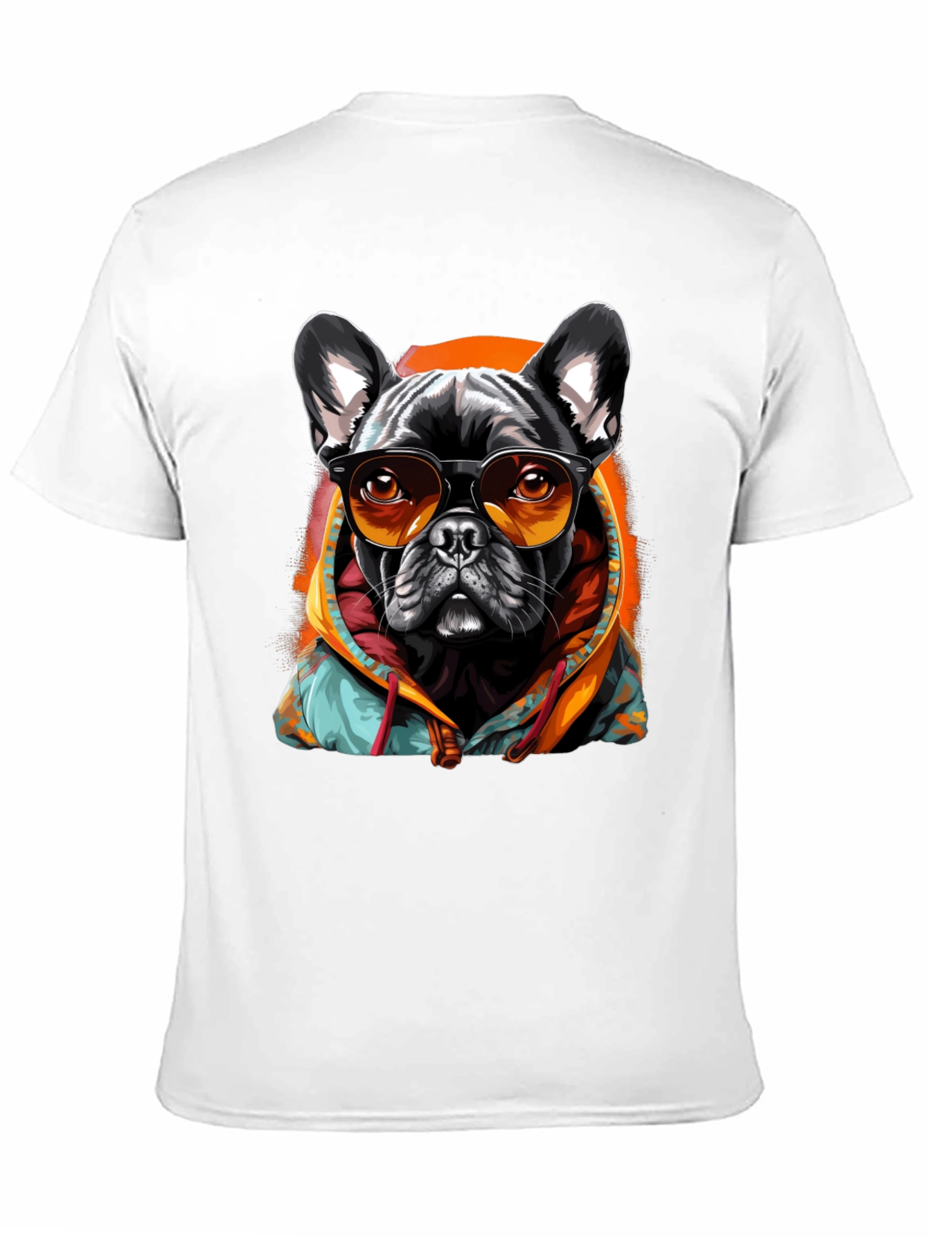 Cool French Bulldog Hoodie T-Shirt – Funny Dog Streetwear Graphic Tee