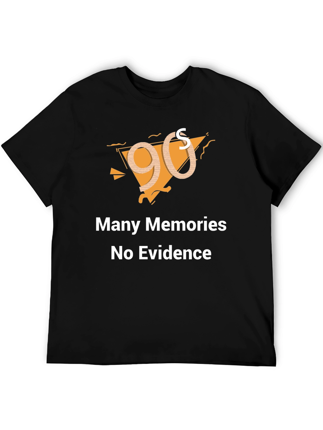 Funny 90s Memories Black T-Shirt