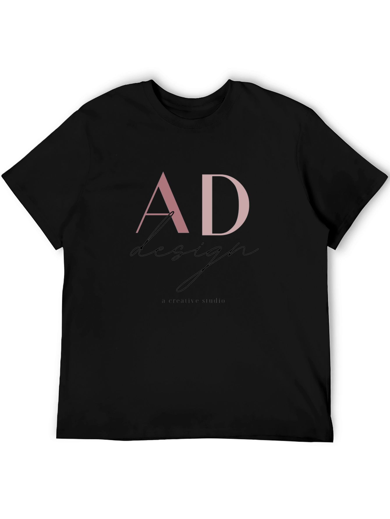 AD Design Studio Black Graphic T-Shirt
