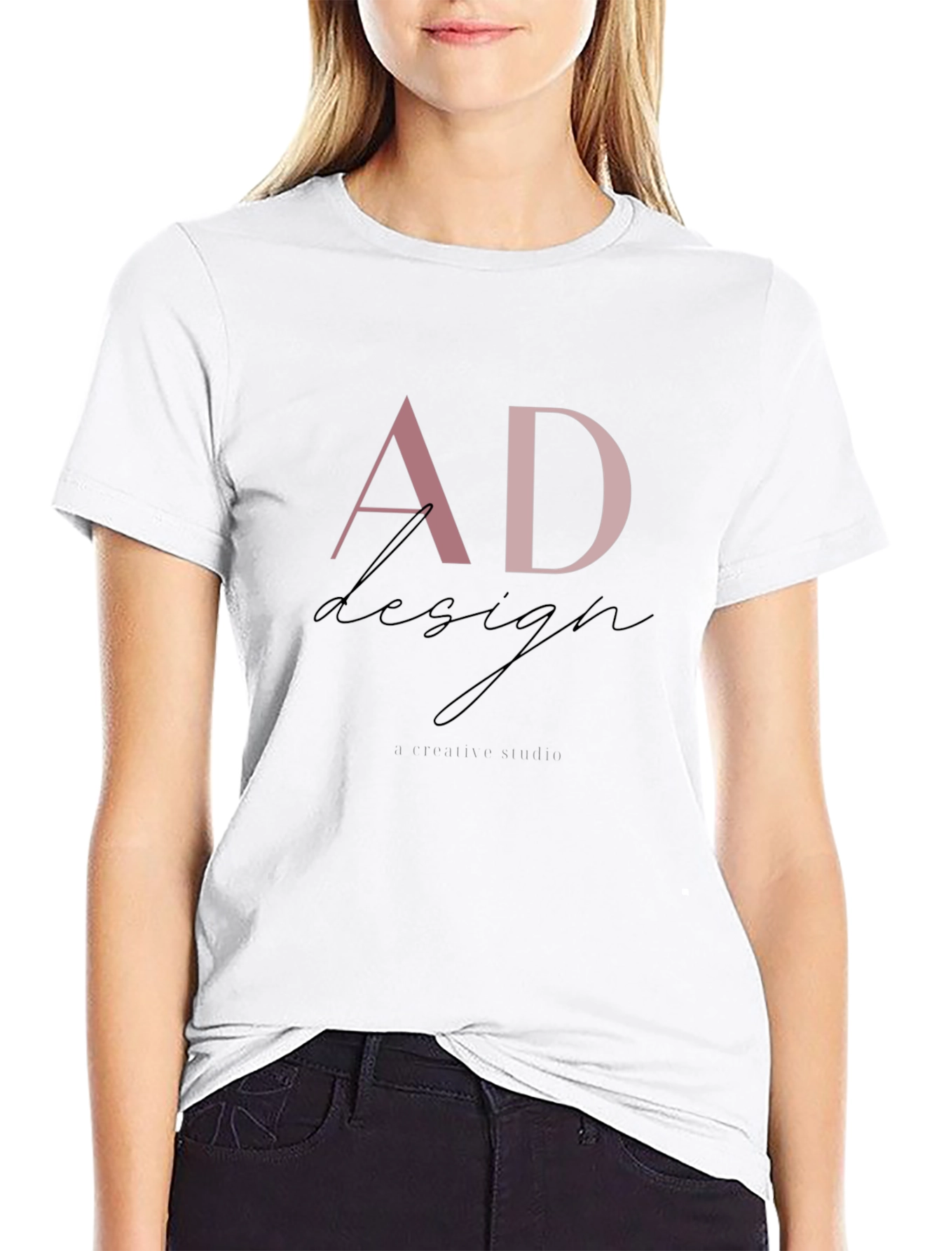 AD Design Studio Black Graphic T-Shirt