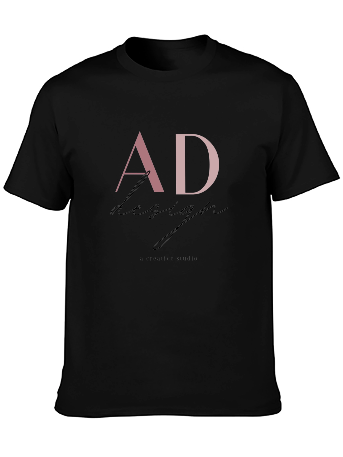 AD Design Studio Black Graphic T-Shirt