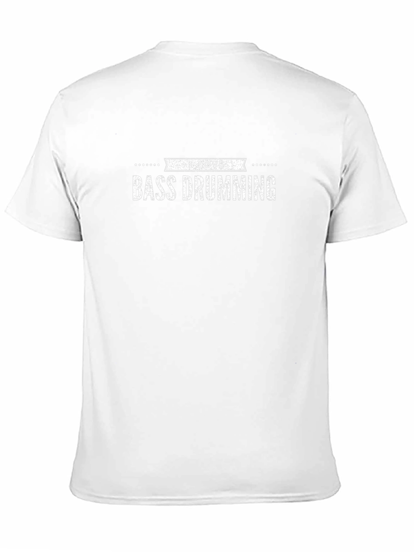 I Love Bass Drumming Black T-Shirt