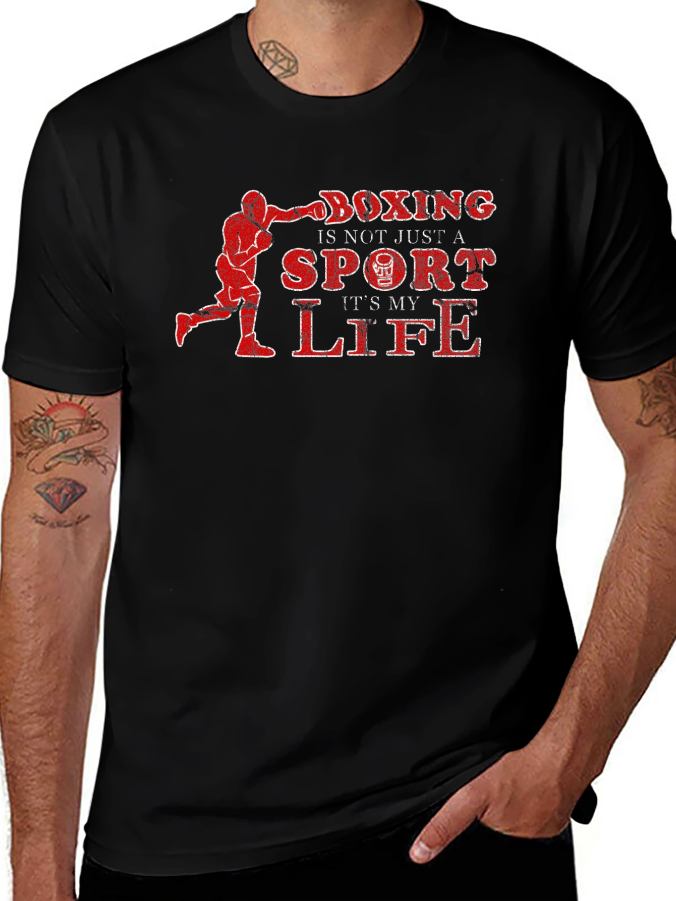 Boxing is My Life Graphic T-Shirt