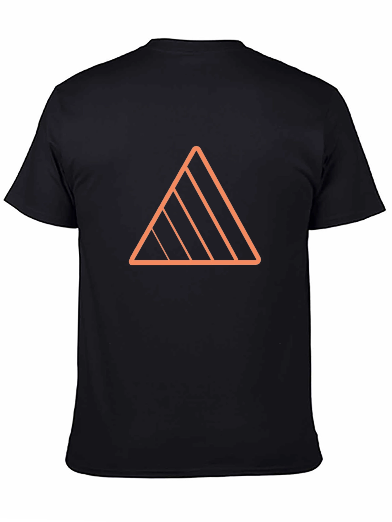 Geometric Triangle Graphic Tee - Modern Casual Style