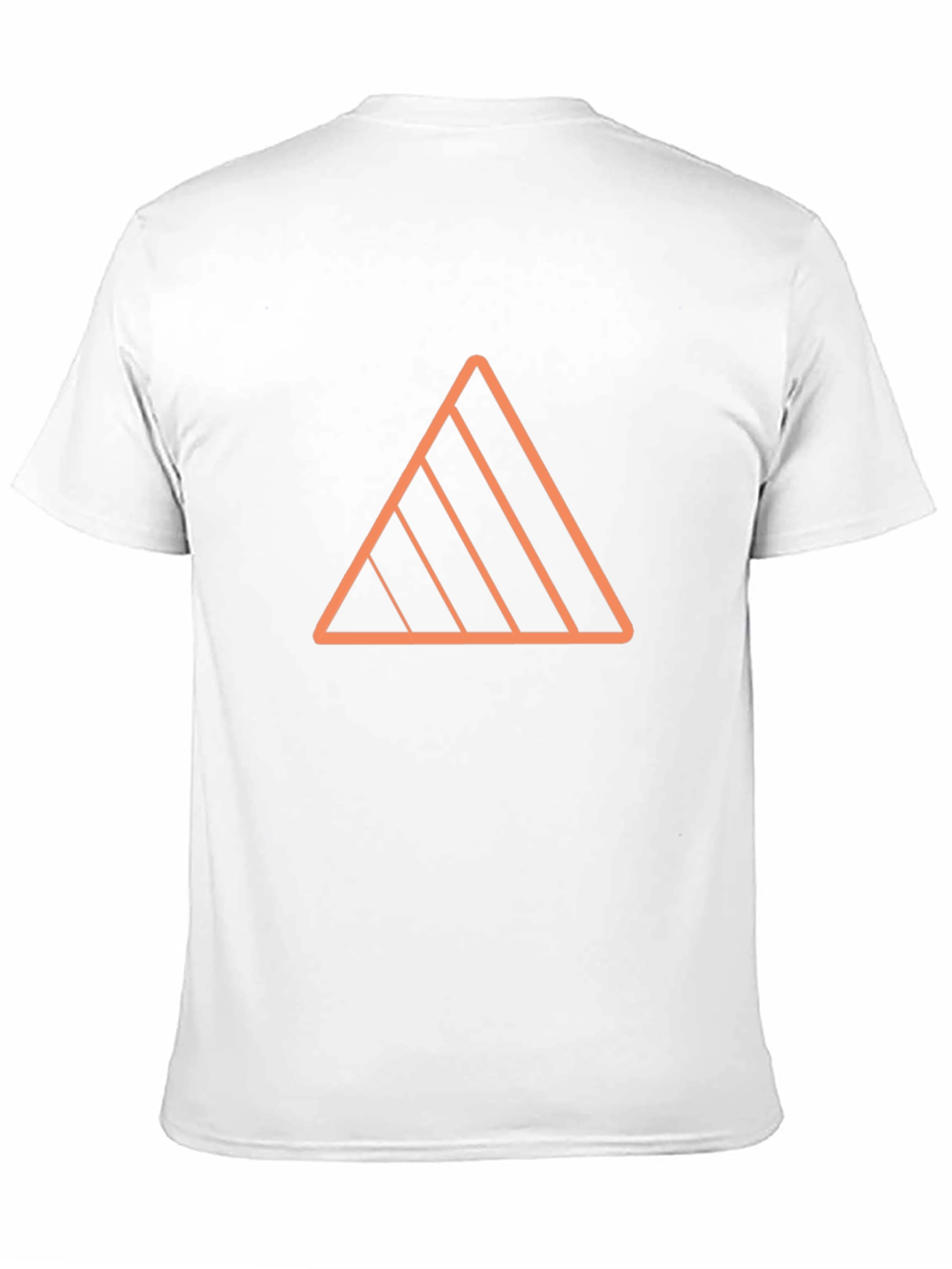 Geometric Triangle Graphic Tee - Modern Casual Style