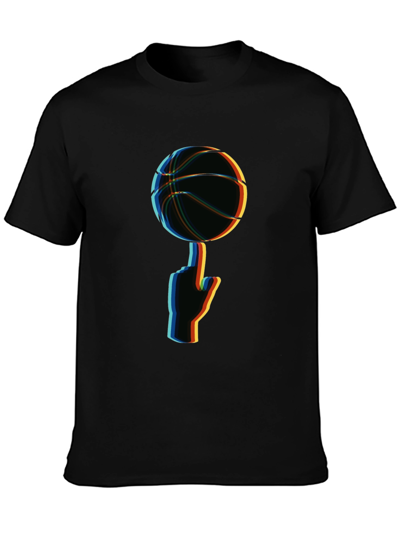Basketball Finger Spin Graphic T-Shirt