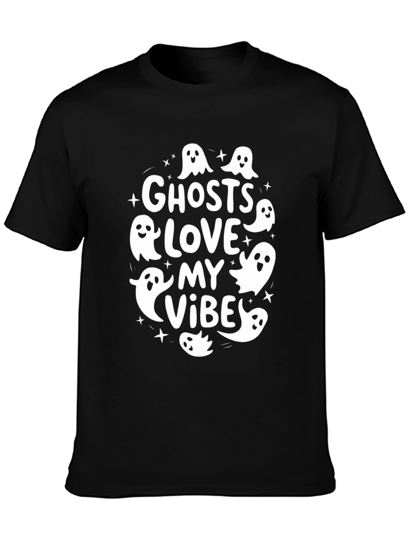 Ghosts Love My Vibe T-Shirt - Spooky Season Tee