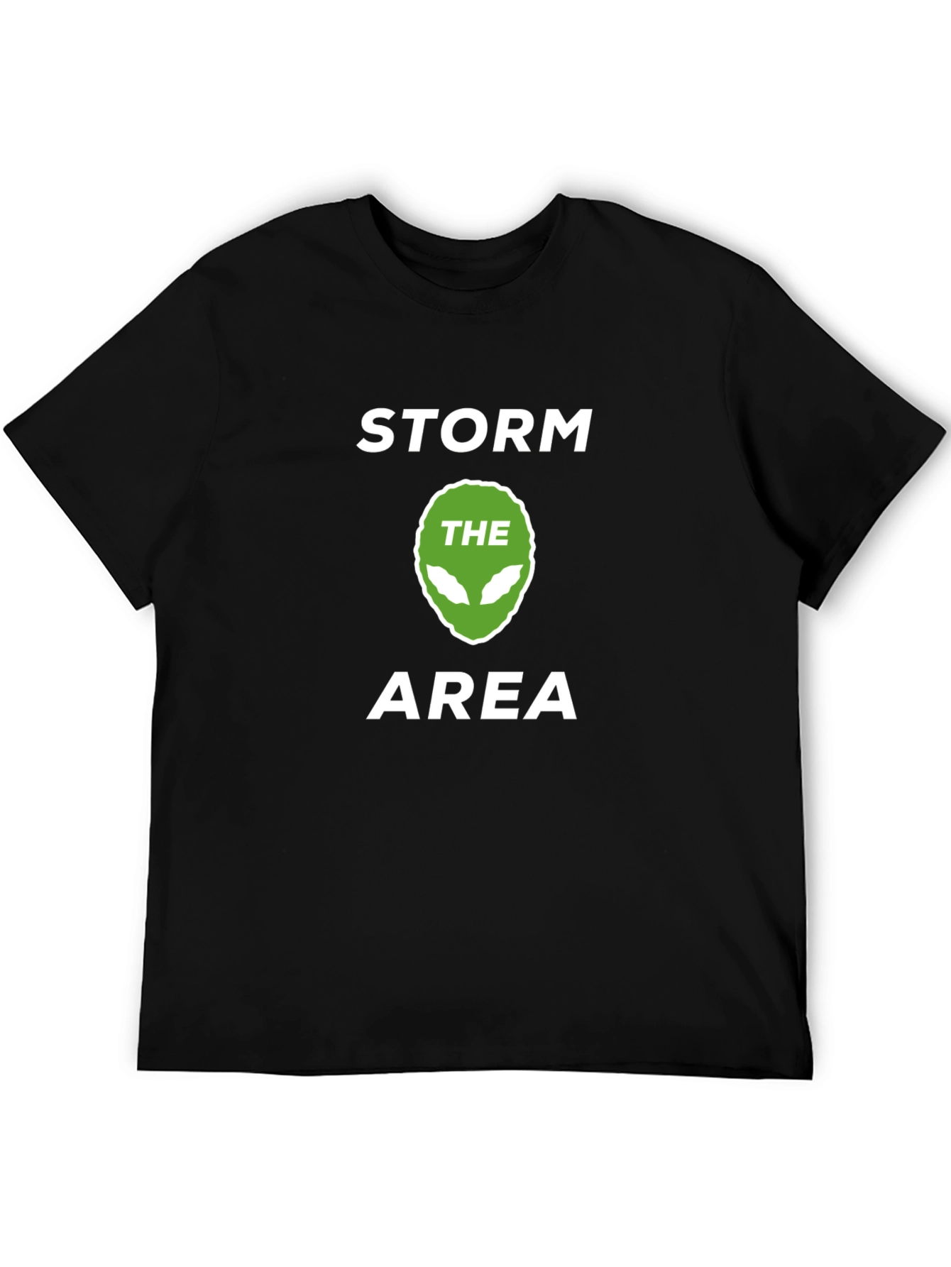 Storm The Area Alien Graphic T-Shirt