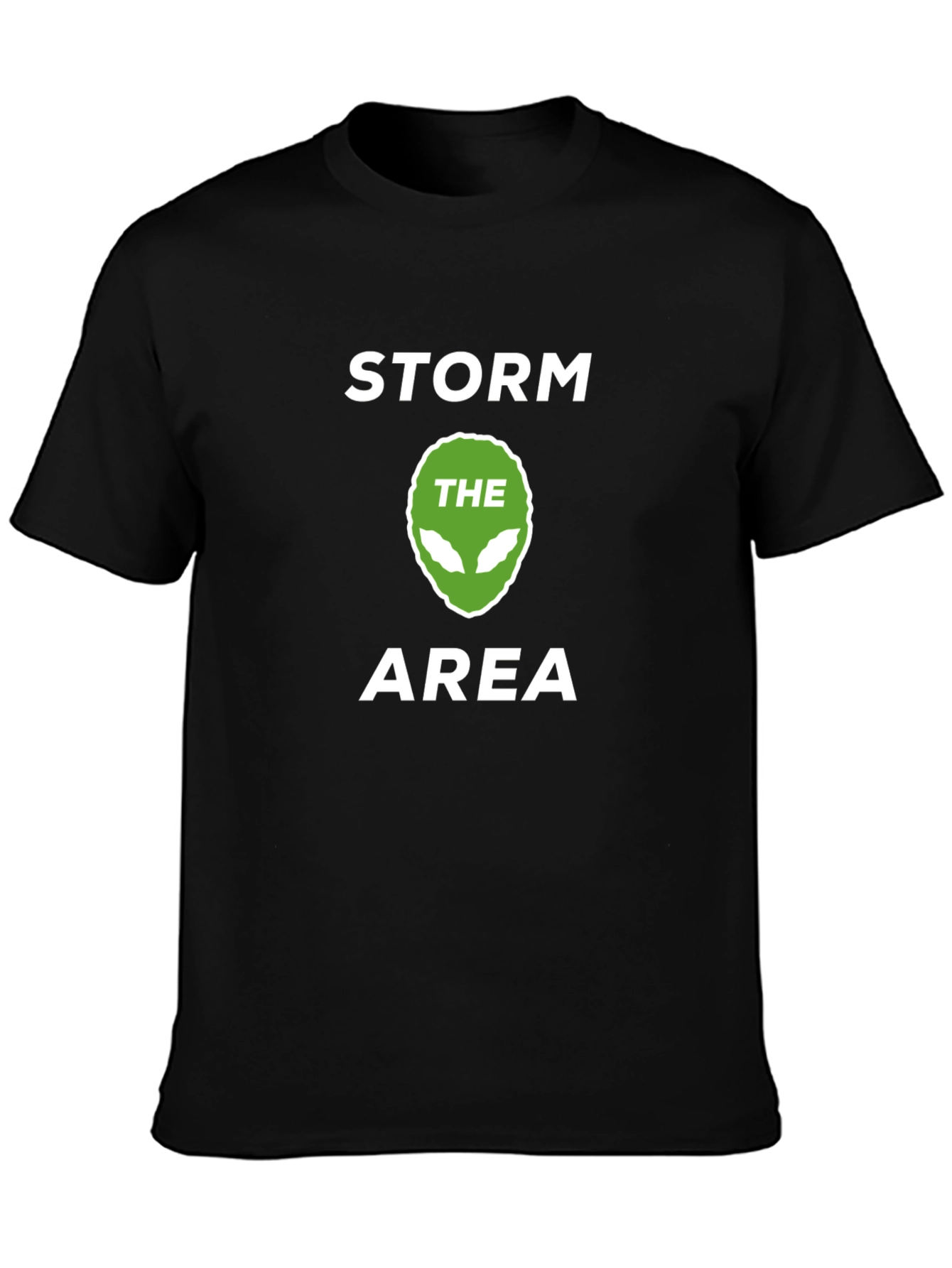 Storm The Area Alien Graphic T-Shirt