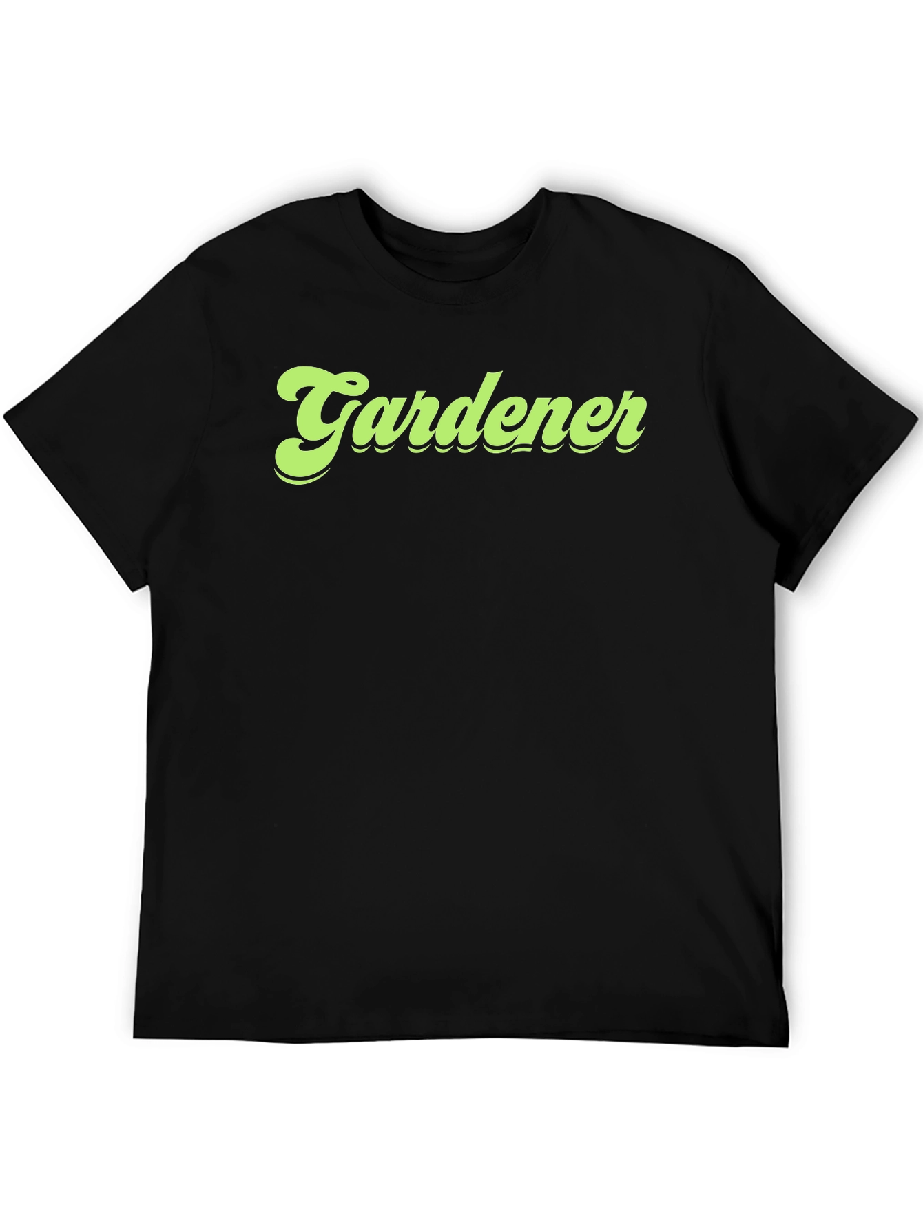 Gardener Graphic Tee -  Cool Black Shirt