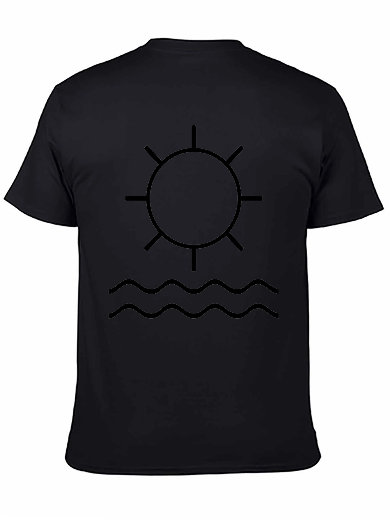 Sun & Waves Graphic Tee - Casual Comfort