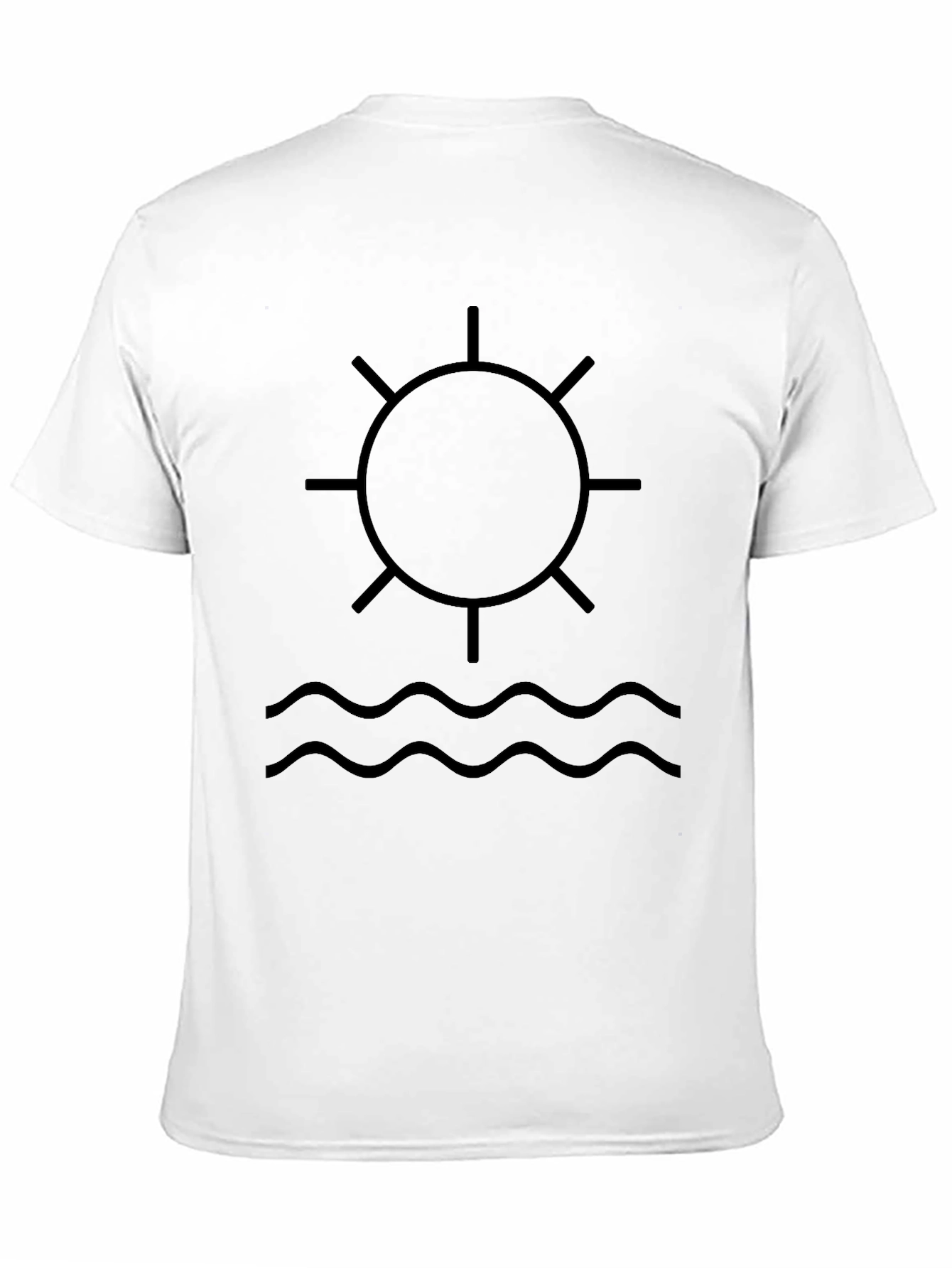 Sun & Waves Graphic Tee - Casual Comfort