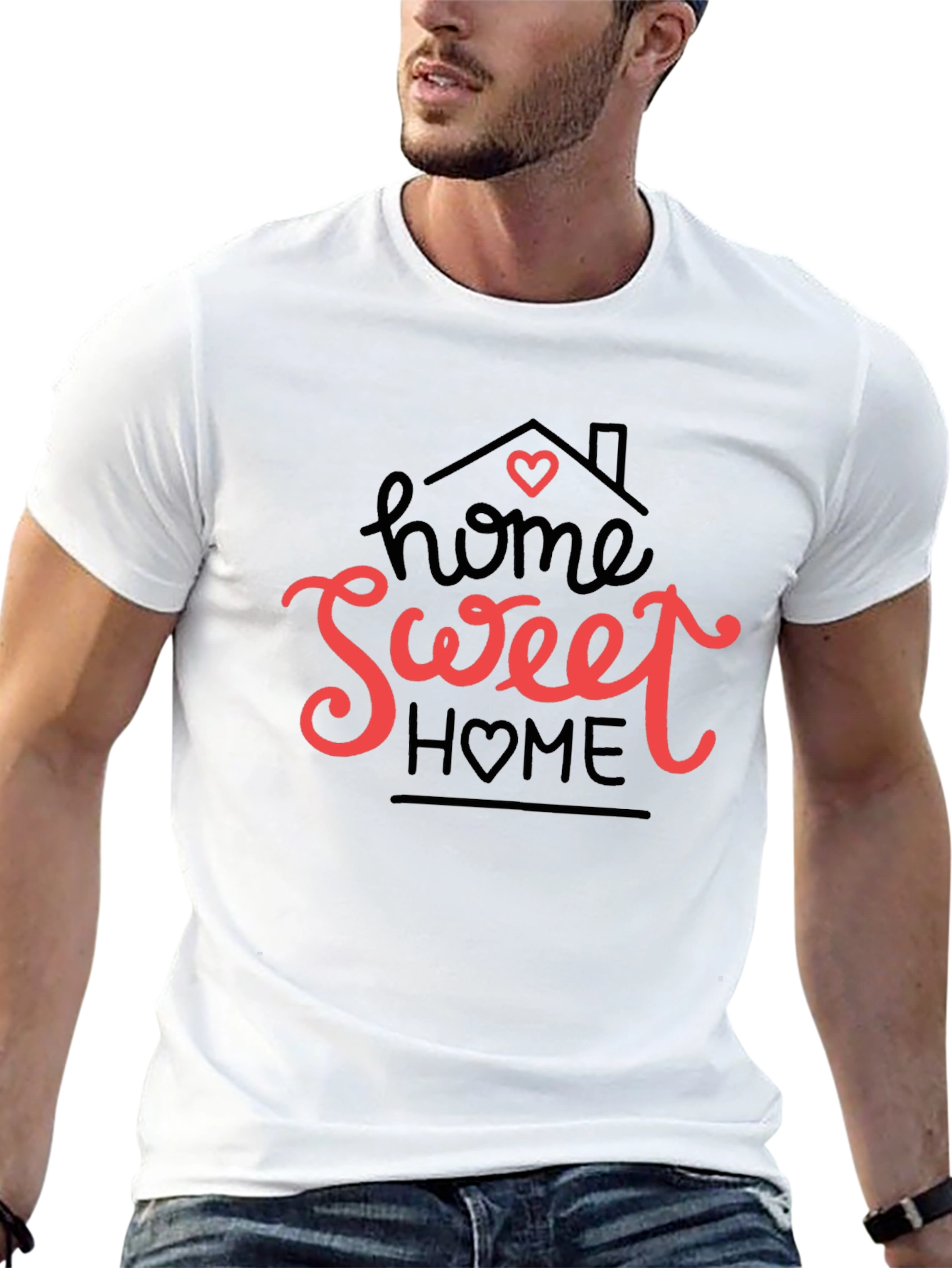 Home Sweet Home Graphic Tee - Black