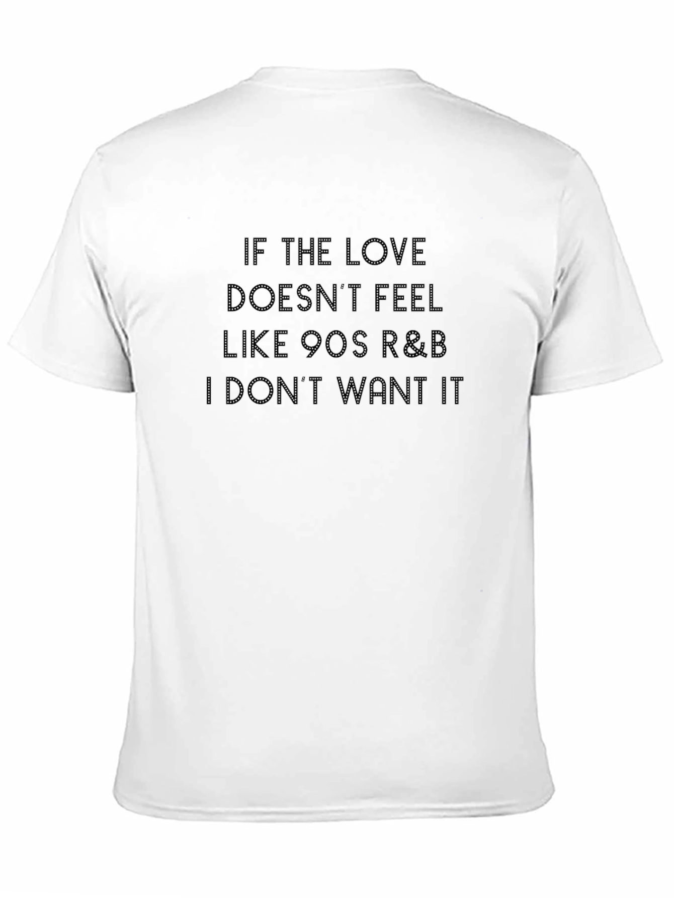 90s R&B Music Lovers Black T-Shirt