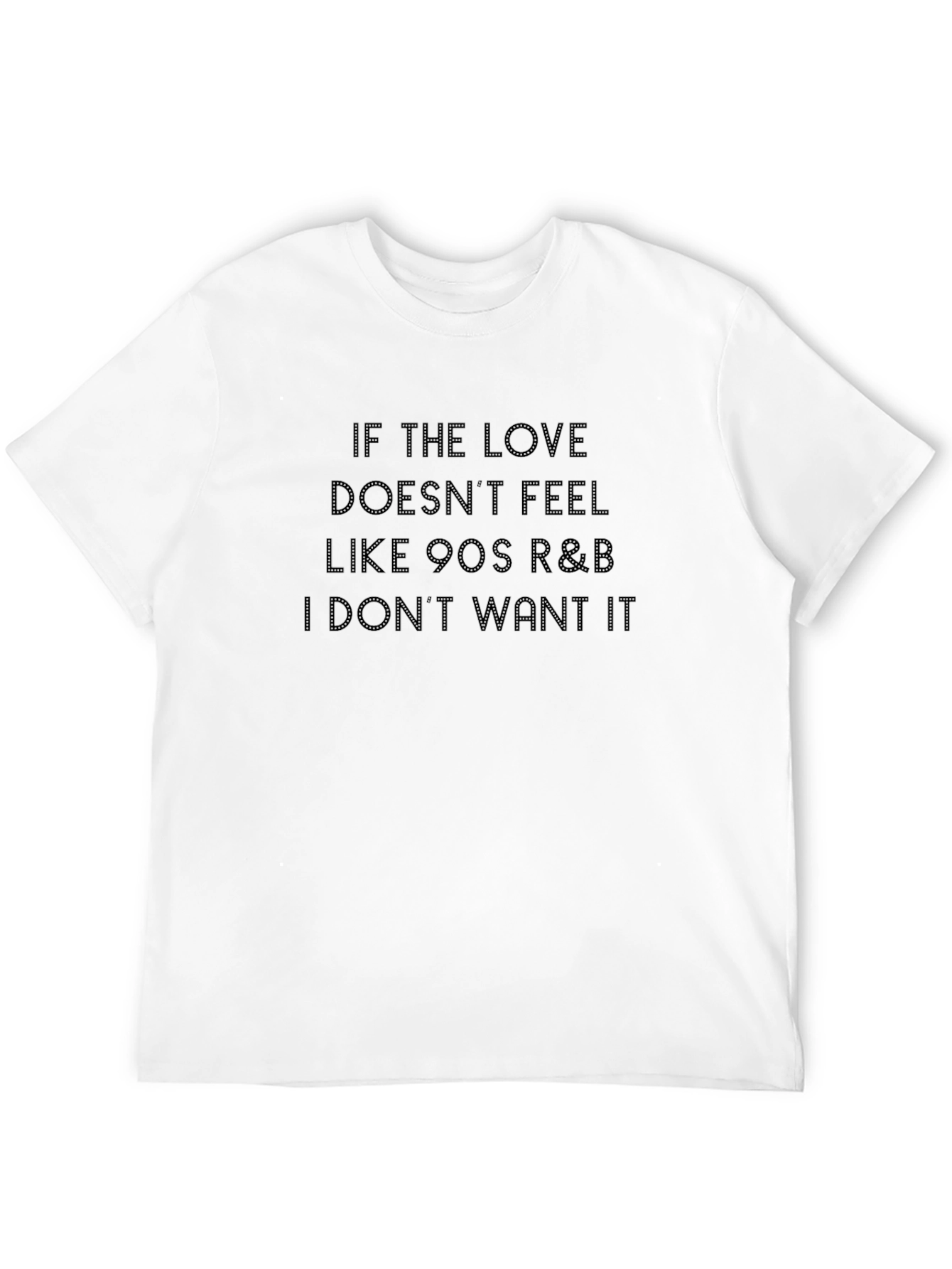 90s R&B Music Lovers Black T-Shirt