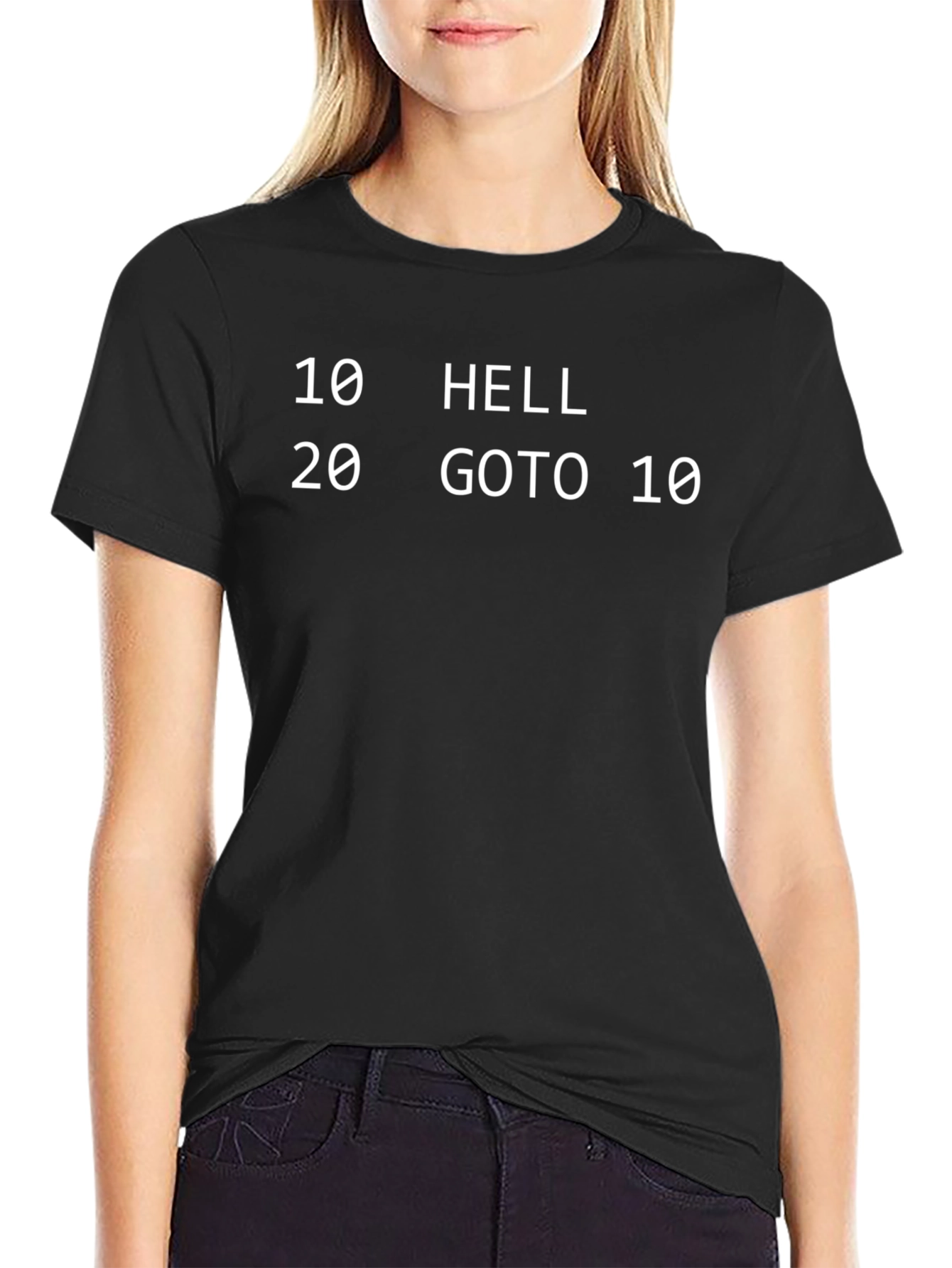 Funny Programmer T-Shirt - GOTO Hell Loop