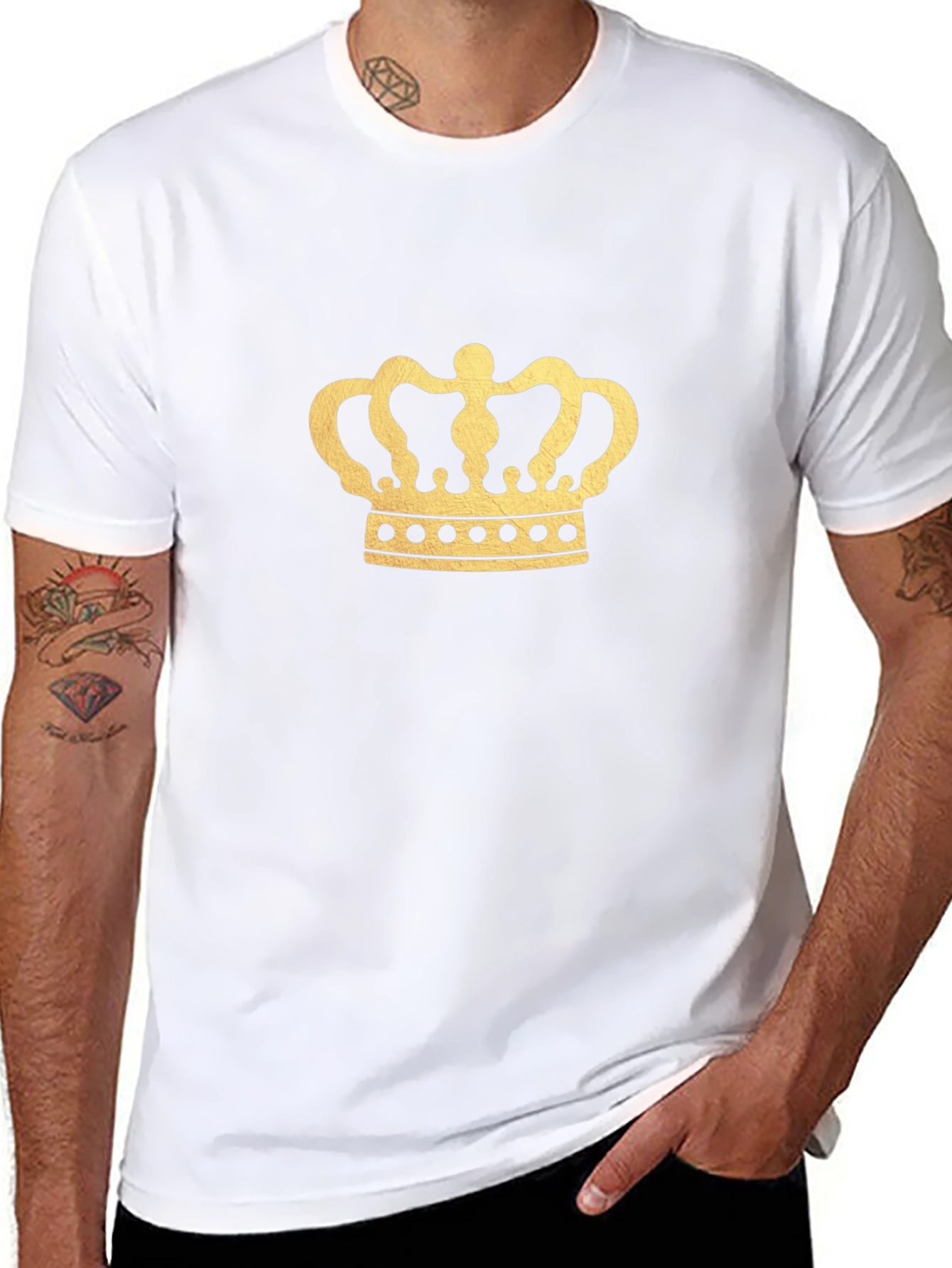 Crown Graphic Tee - Black