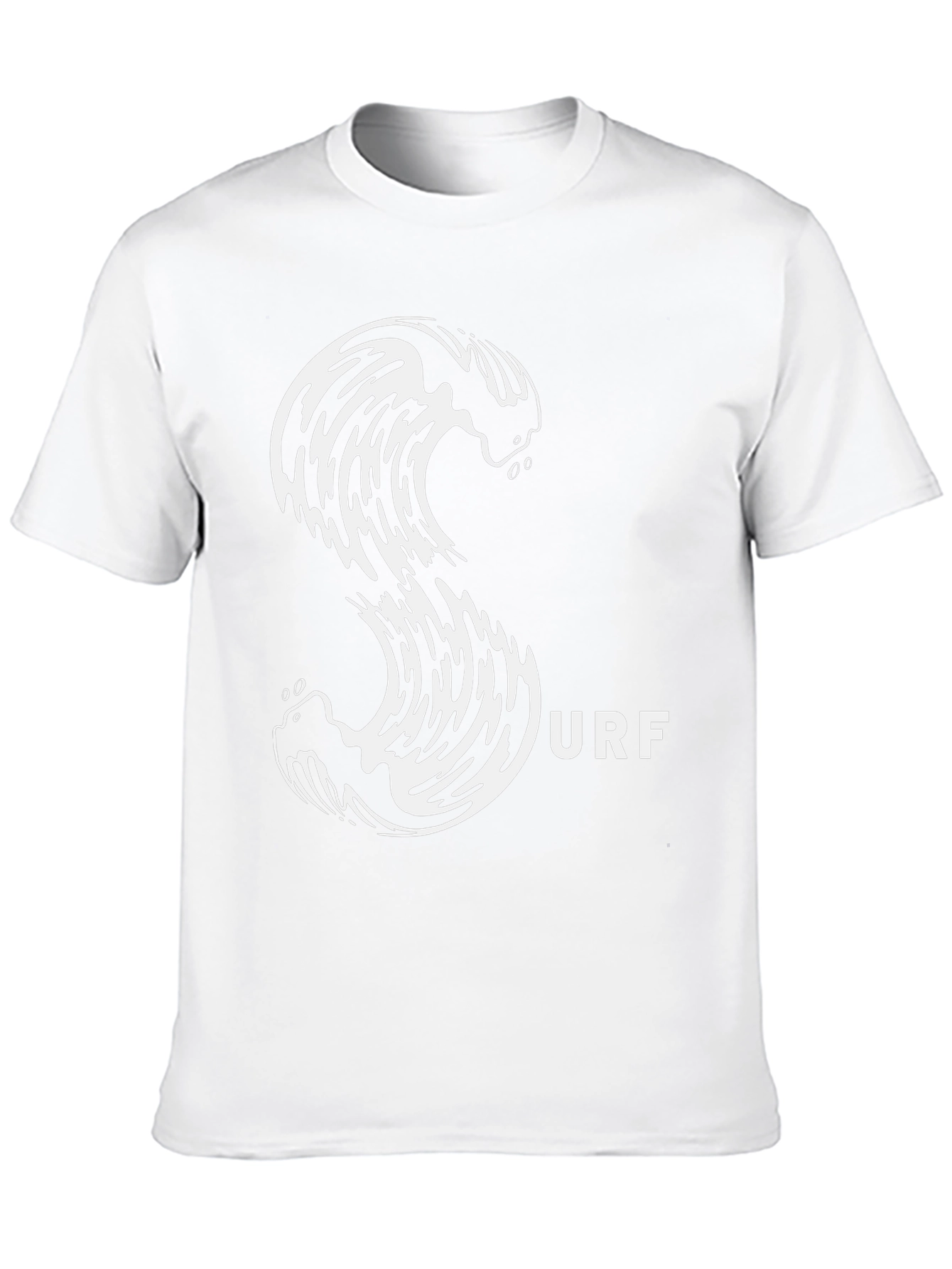 Surf Wave Graphic Tee - Black