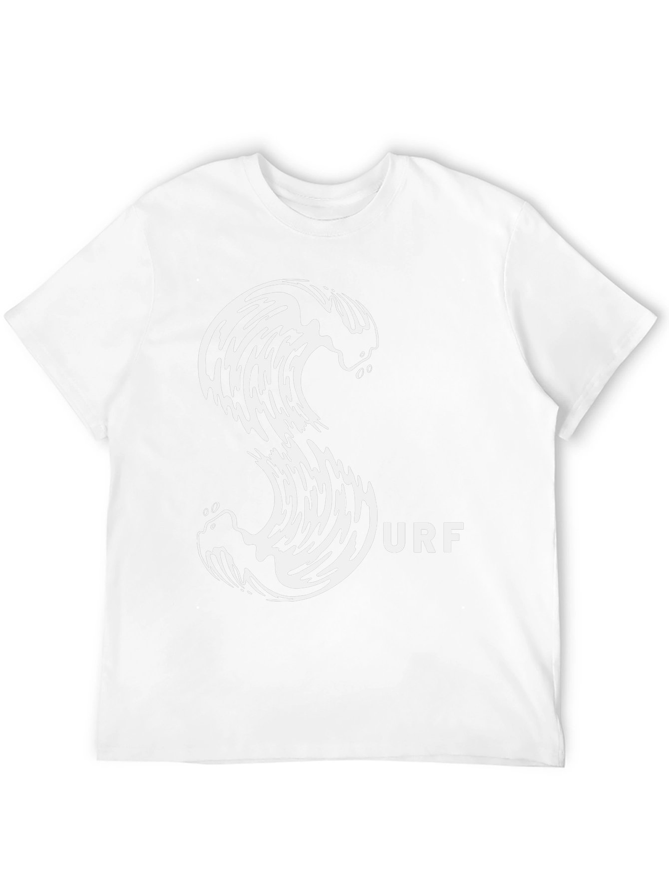 Surf Wave Graphic Tee - Black